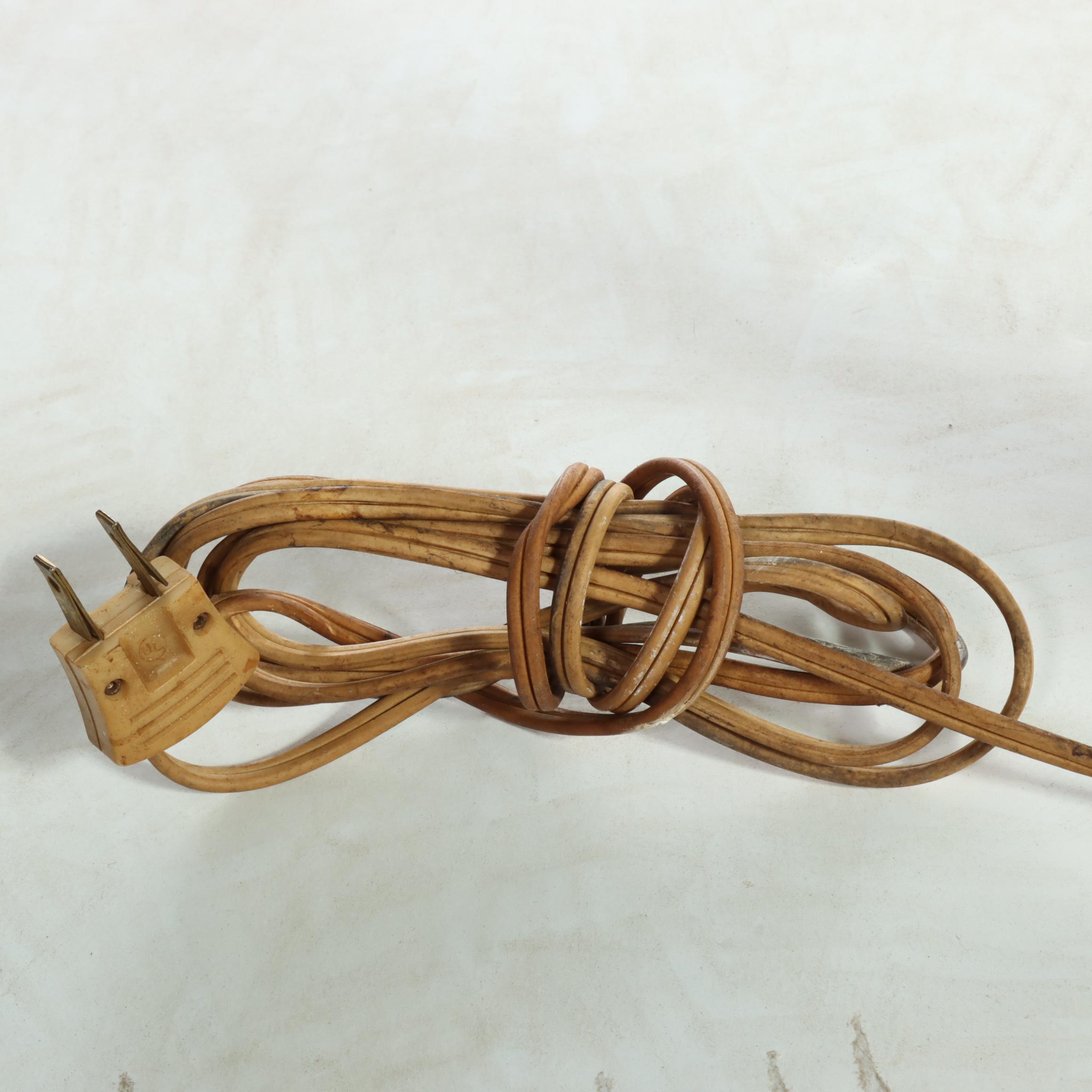 Art Deco Hand-Painted Glass and Metal Floor Lamp, Early 20th Century