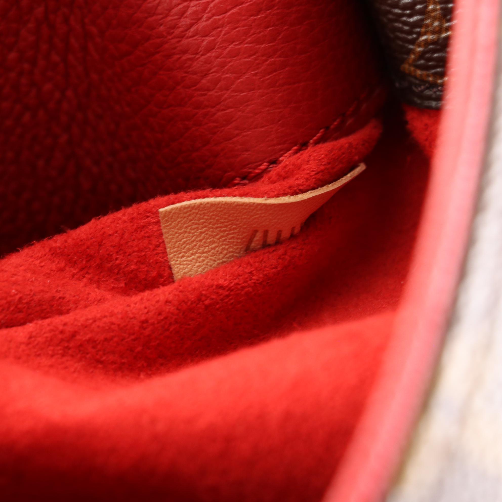 Louis Vuitton Medium Pallas Handbag in Monogram Canvas and Vachetta Leather