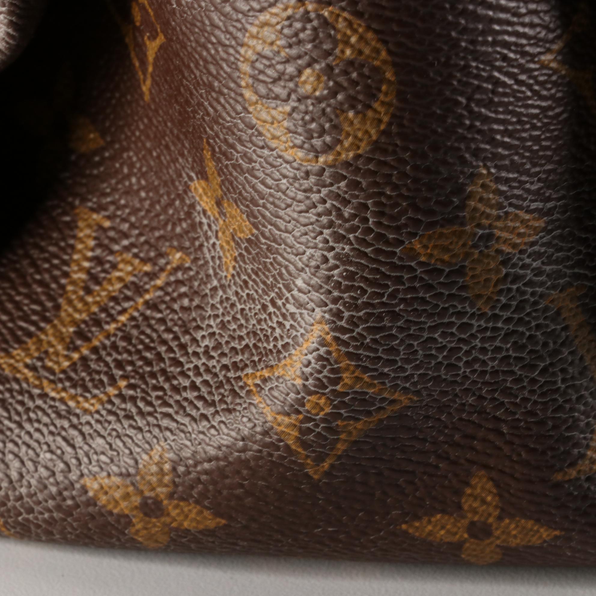 Louis Vuitton Medium Pallas Handbag in Monogram Canvas and Vachetta Leather