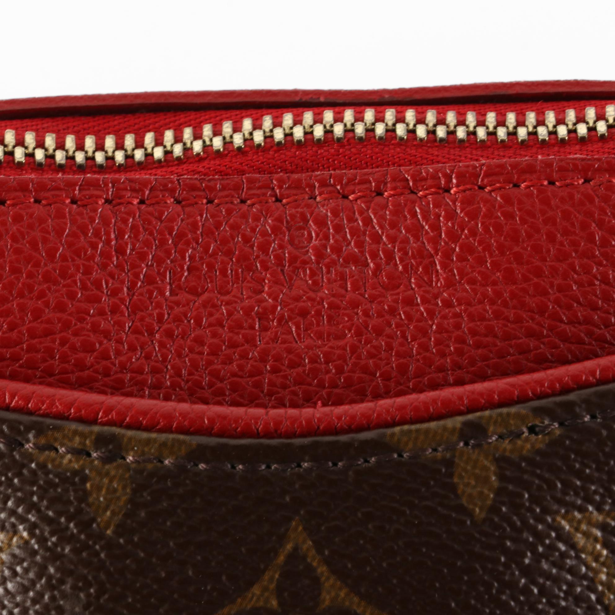 Louis Vuitton Medium Pallas Handbag in Monogram Canvas and Vachetta Leather