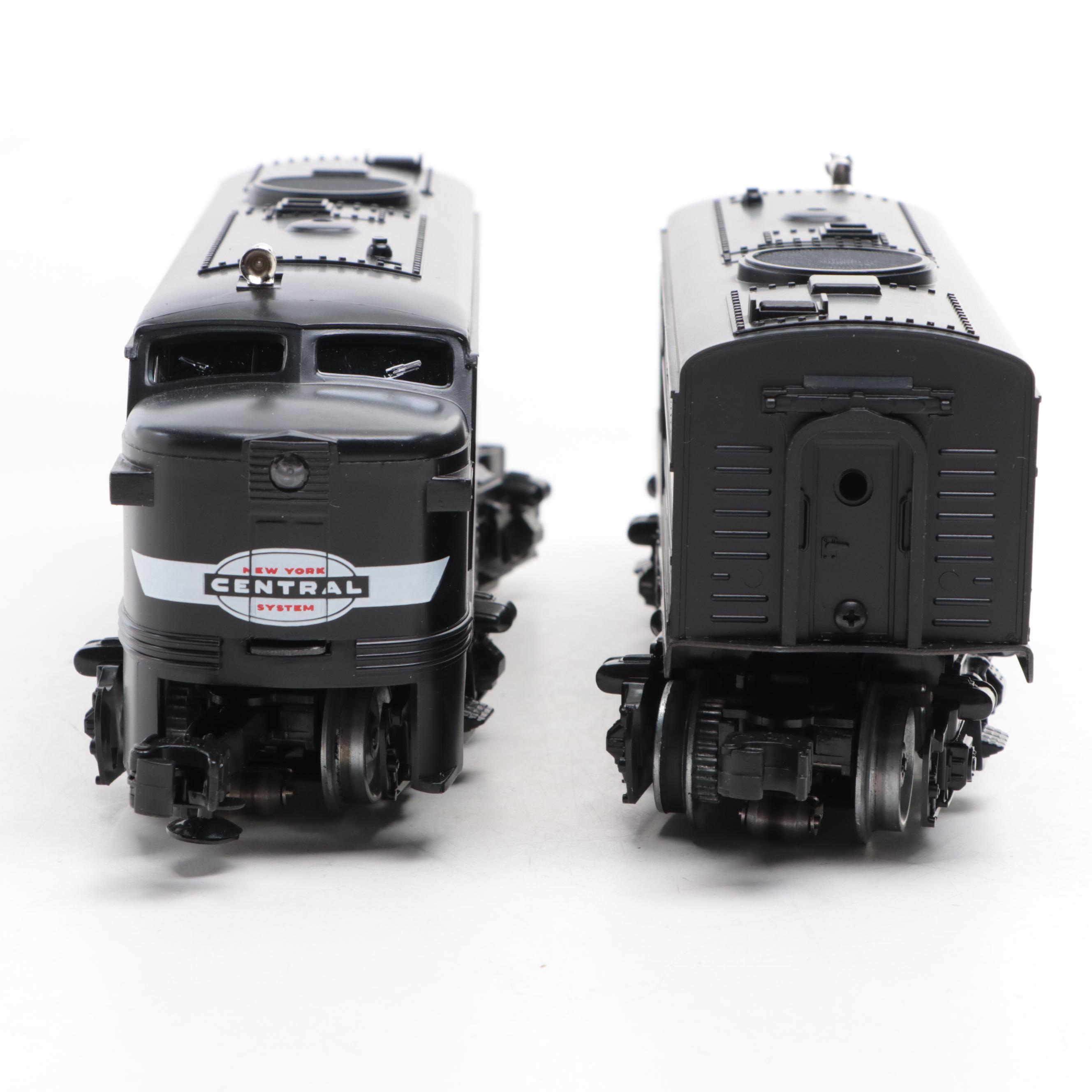 Lionel Trains New York Central Double "A" Alco Diesel Engines, Late 20th Century