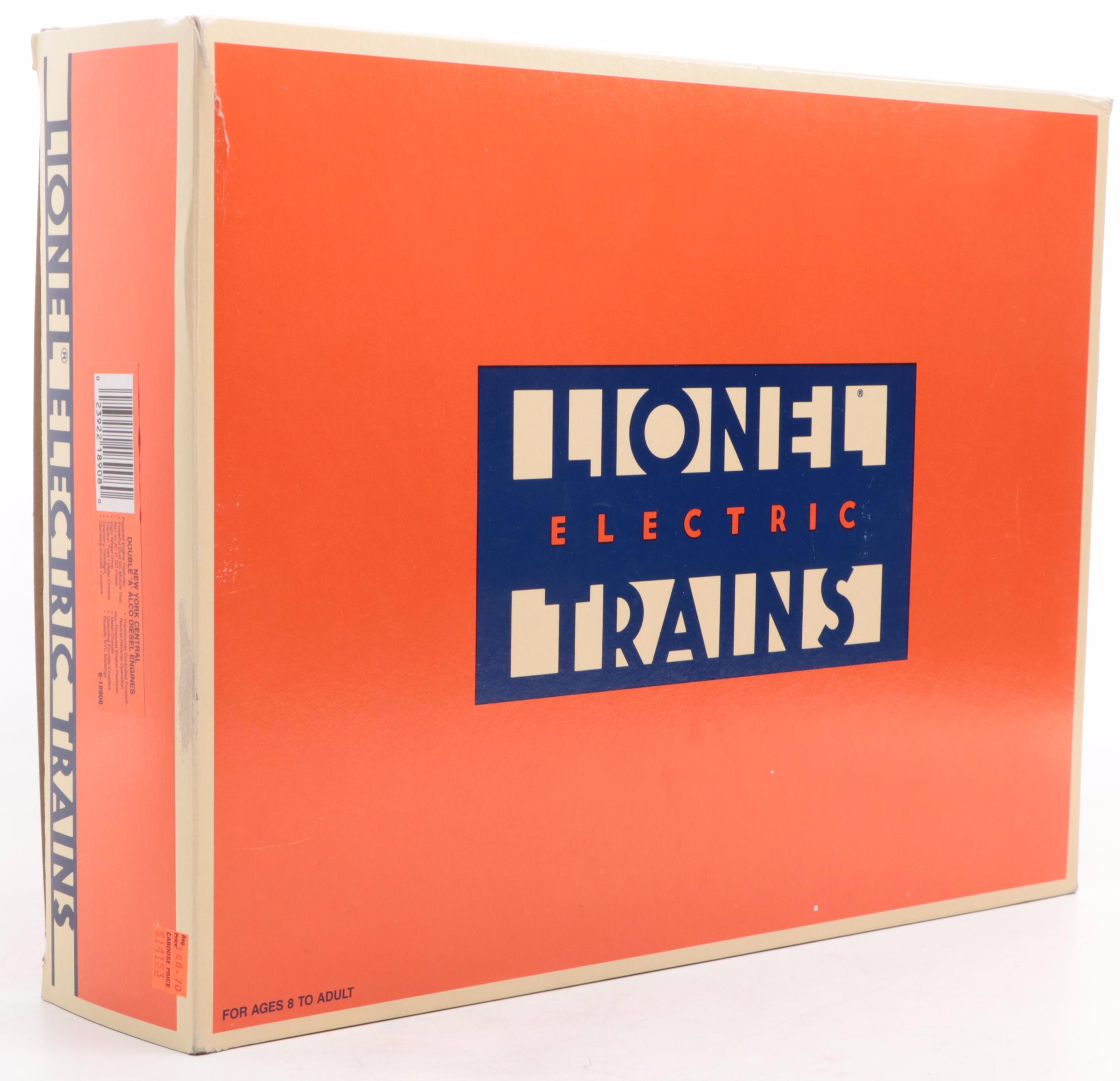 Lionel Trains New York Central Double "A" Alco Diesel Engines, Late 20th Century