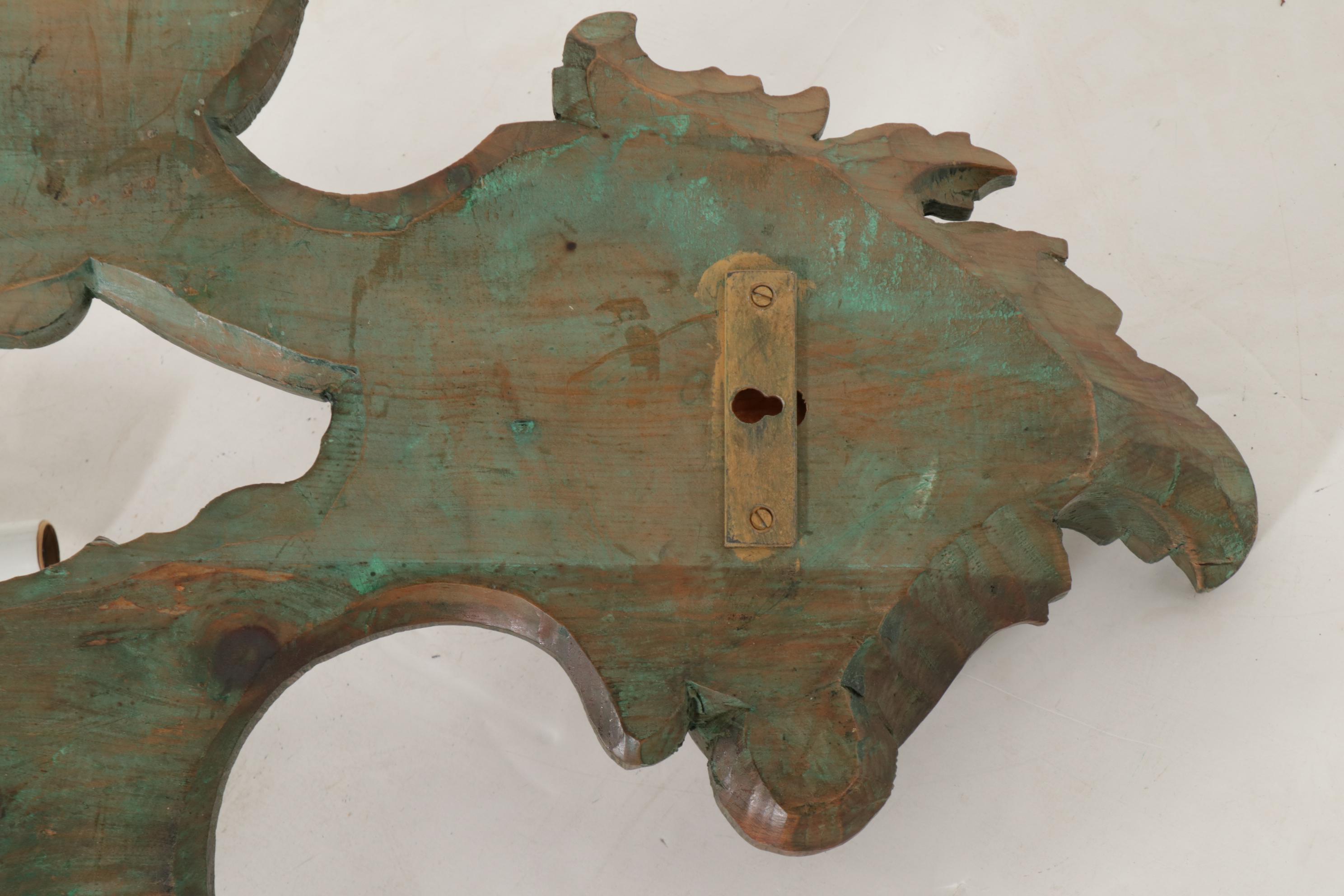 Rococo Style Three-Arm Electric Candle Sconce, Mid-20th Century