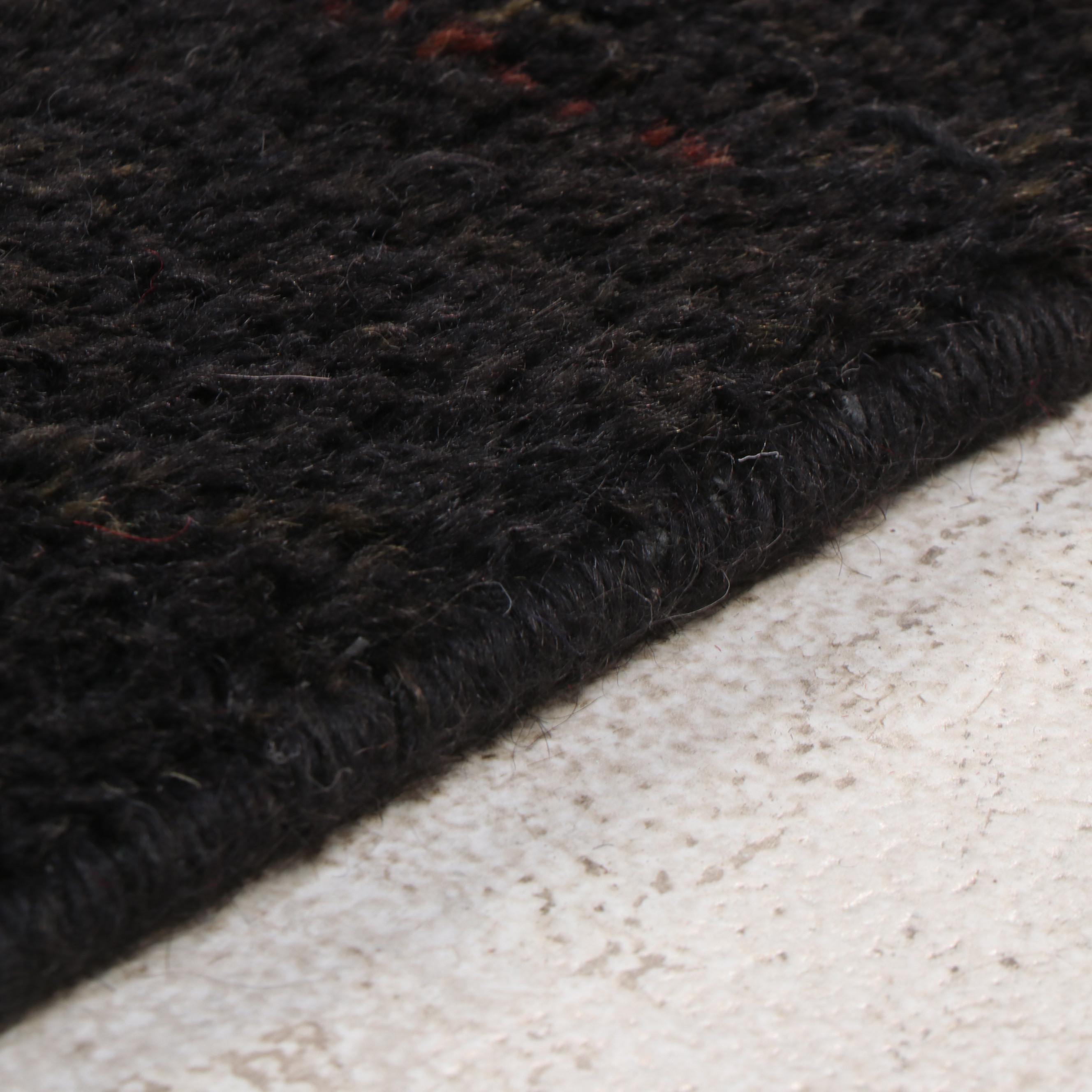 5'4 x 8'6 Hand-Knotted Indo-Persian Gabbeh Area Rug