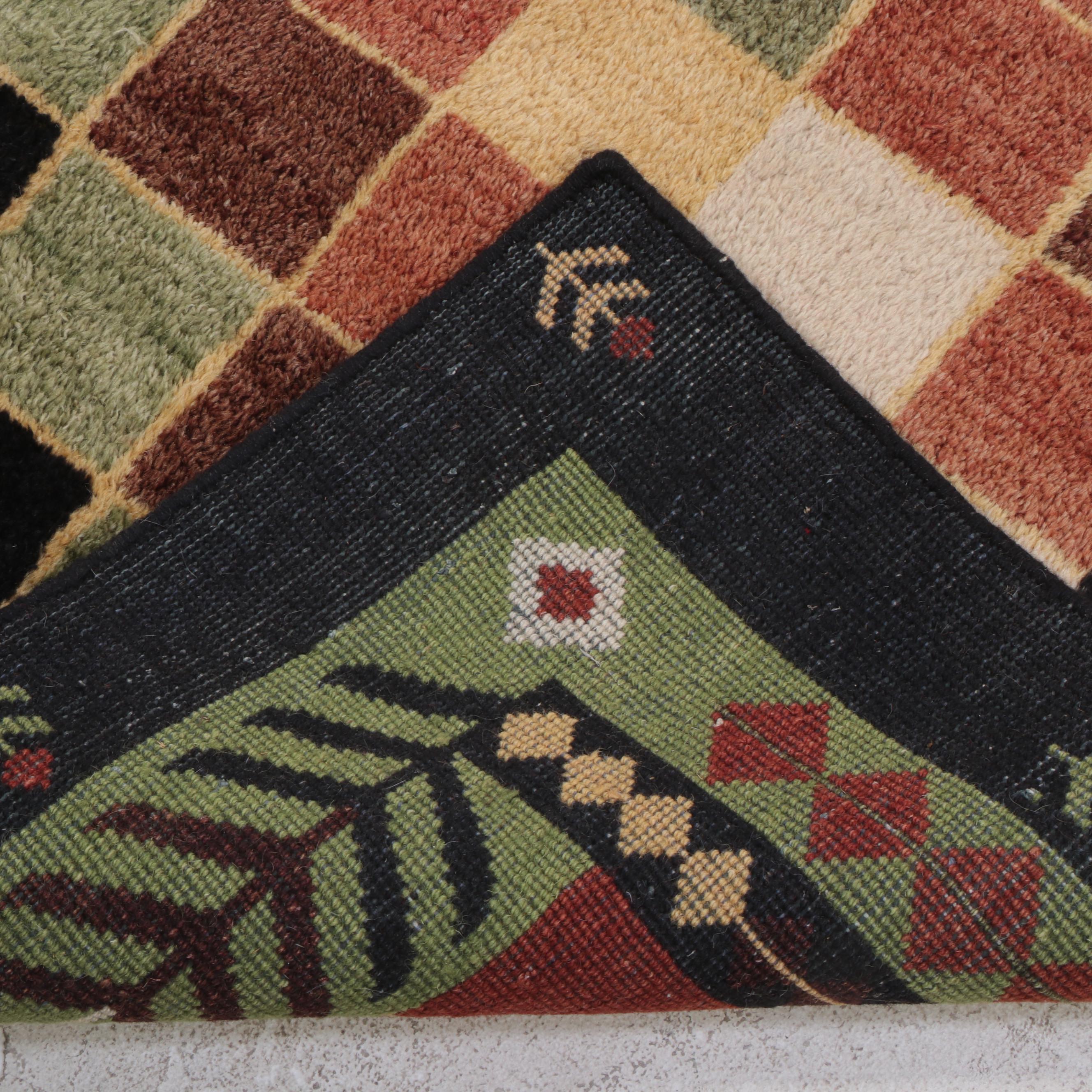 5'4 x 8'6 Hand-Knotted Indo-Persian Gabbeh Area Rug