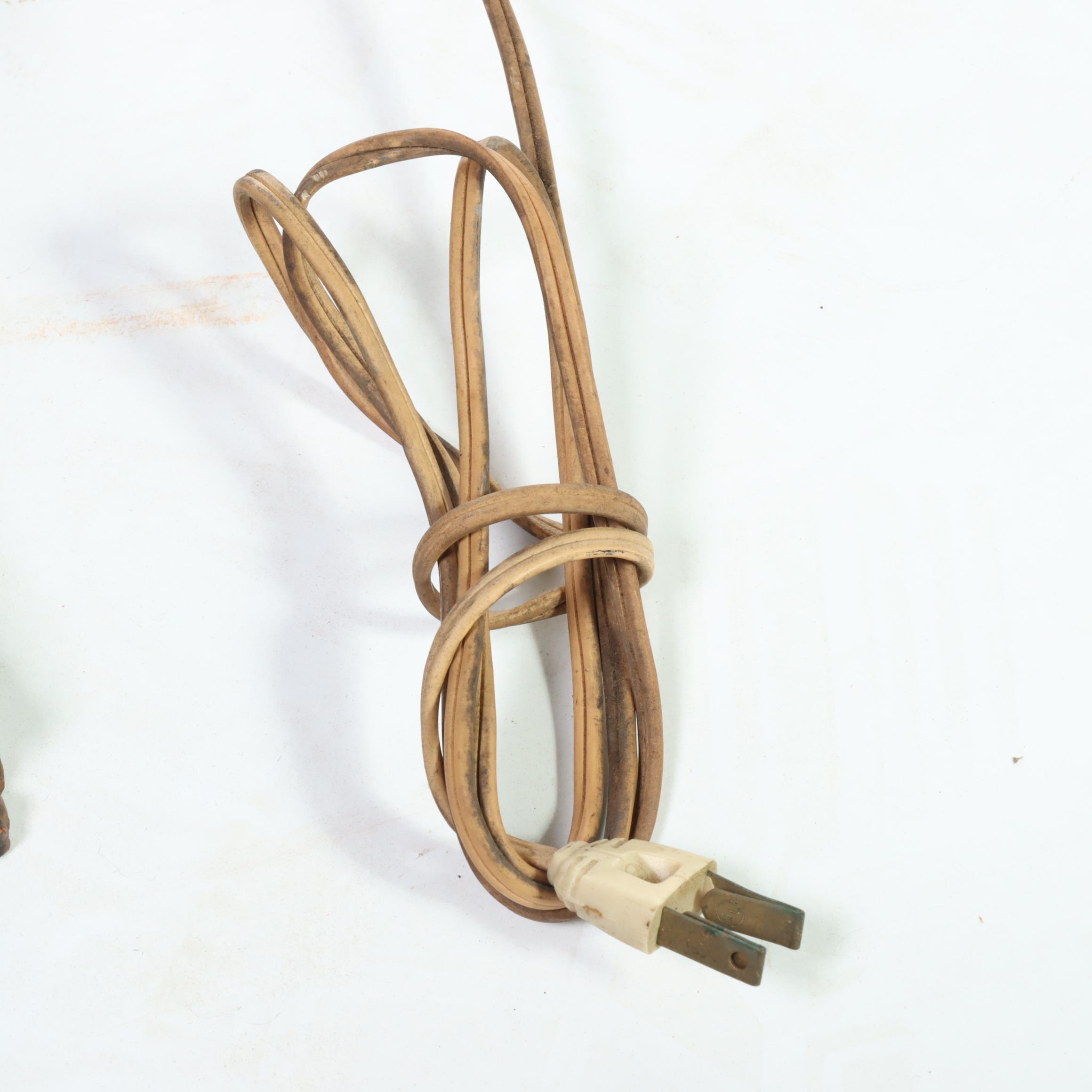 Neoclassical Style Metal and Marble Floor Lamp, Early to Mid-20th Century