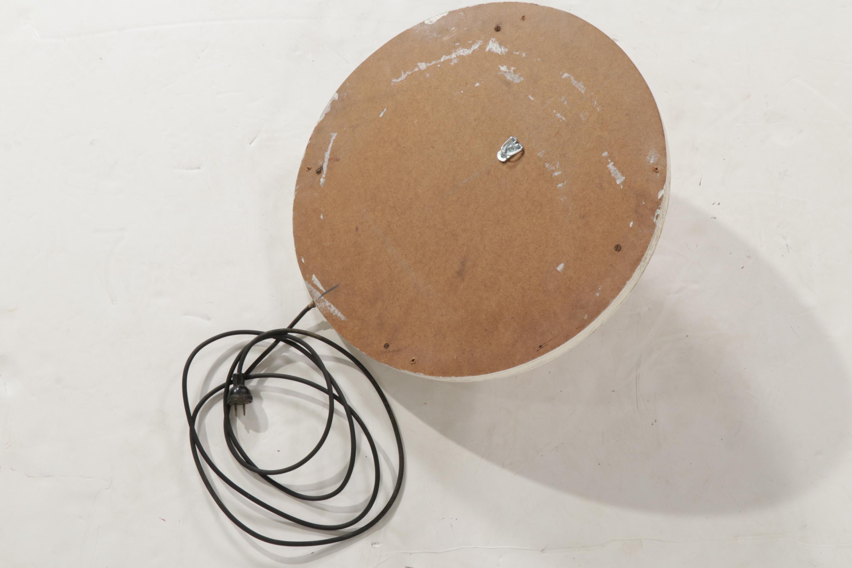 Red Five Point Star Illuminated Wall Hanging