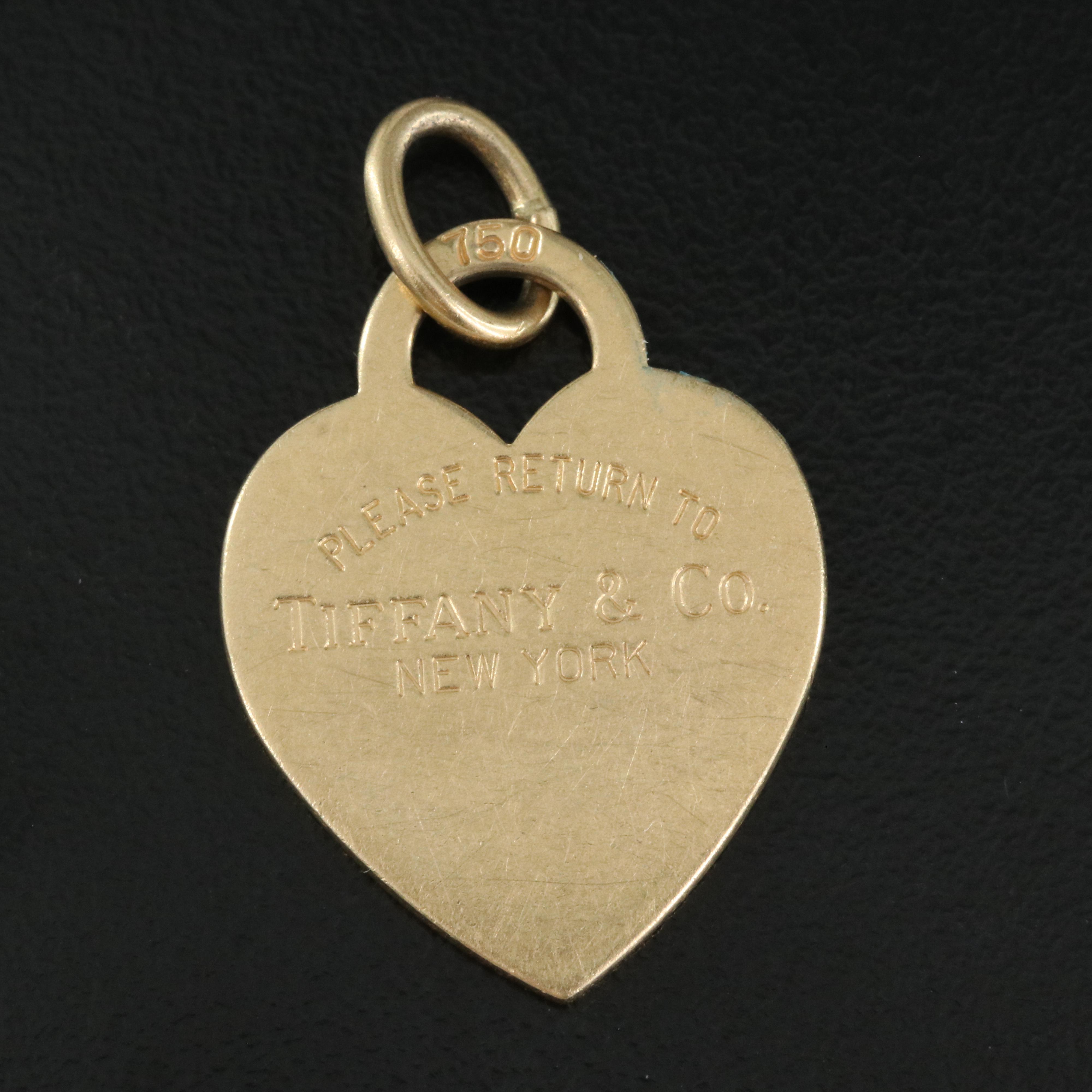 Tiffany & Co. "Return to Tiffany" 18K Heart Tag Pendant
