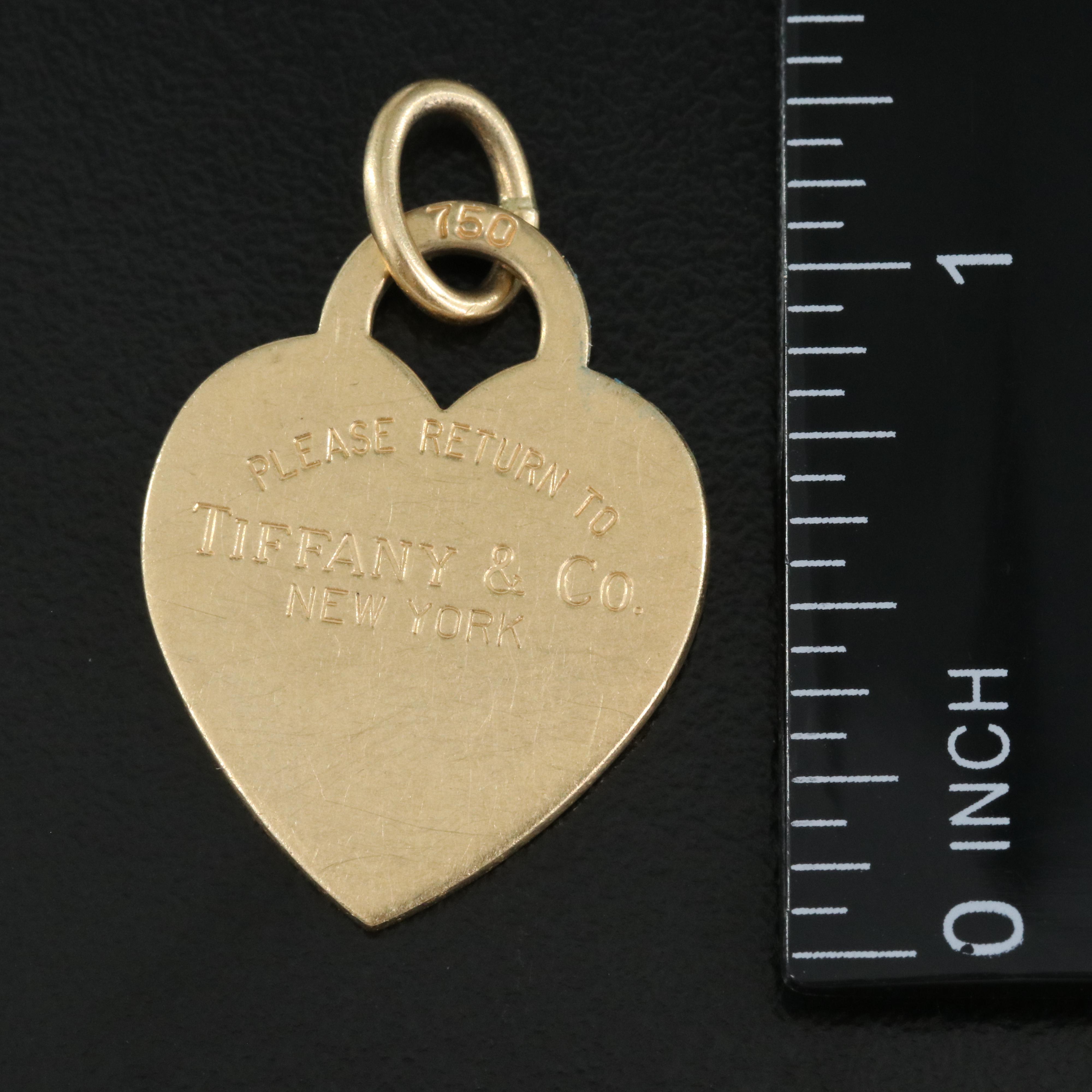 Tiffany & Co. "Return to Tiffany" 18K Heart Tag Pendant