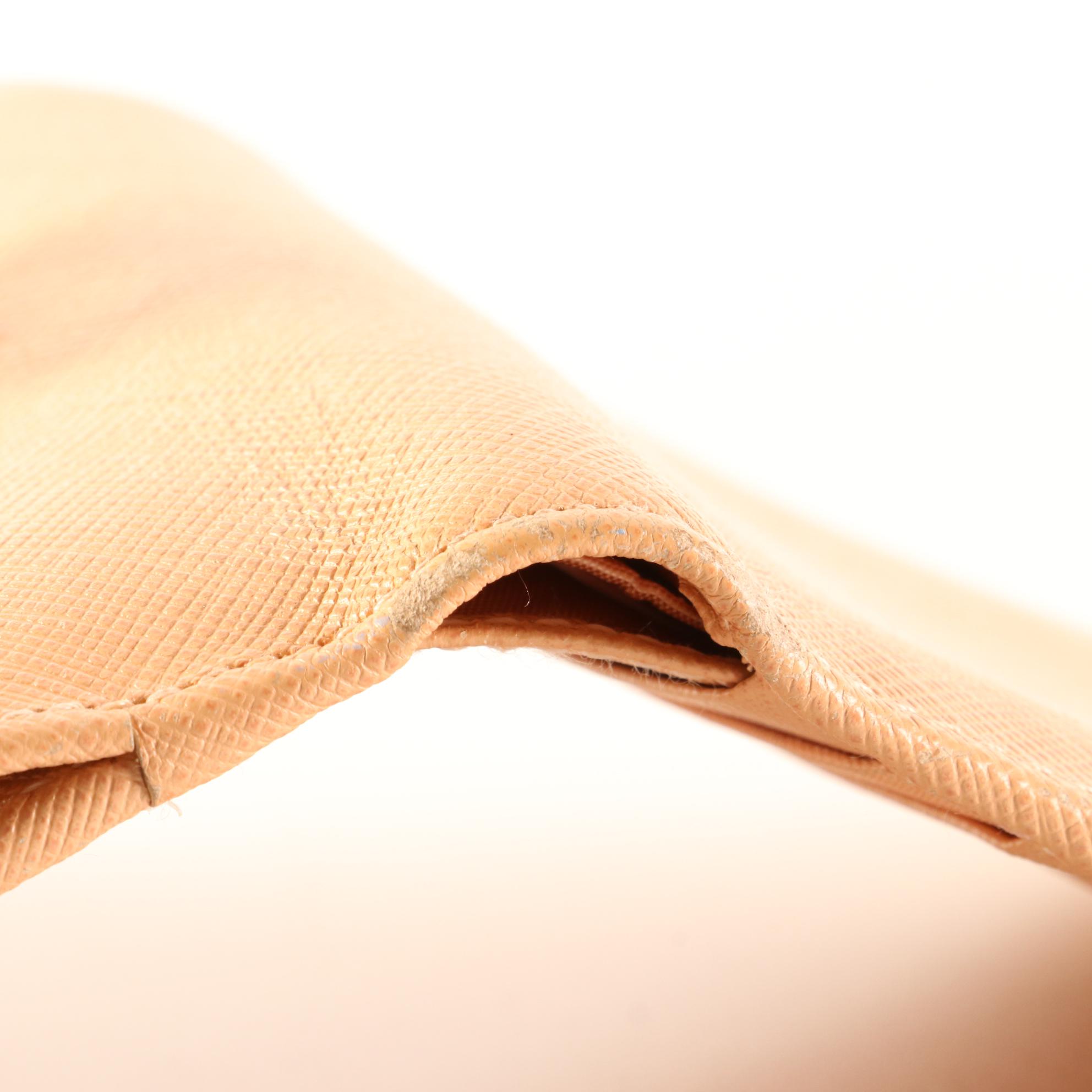 Salvatore Ferragamo Gancini Saffiano Leather Wallet