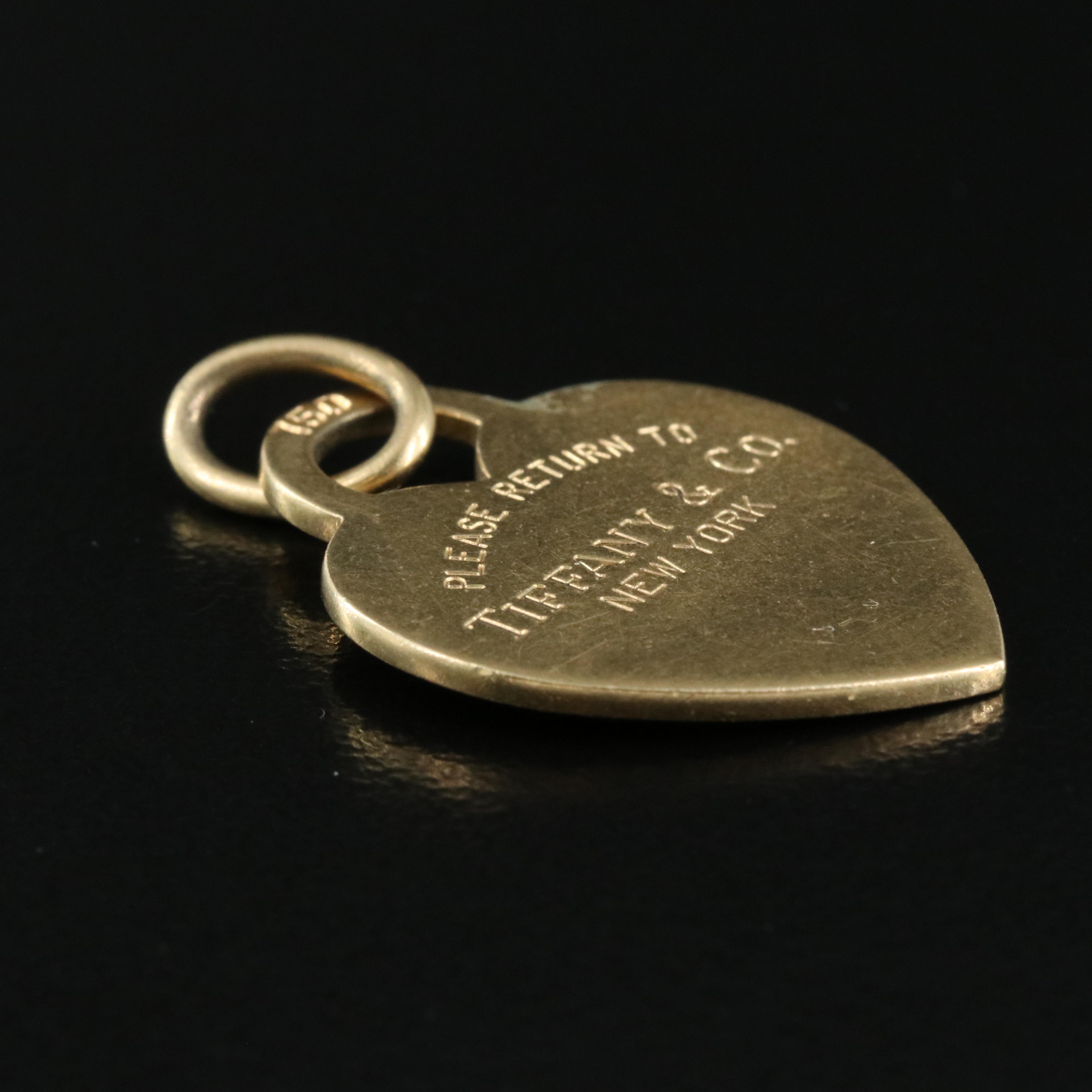 Tiffany & Co. "Return to Tiffany" 18K Heart Tag Pendant
