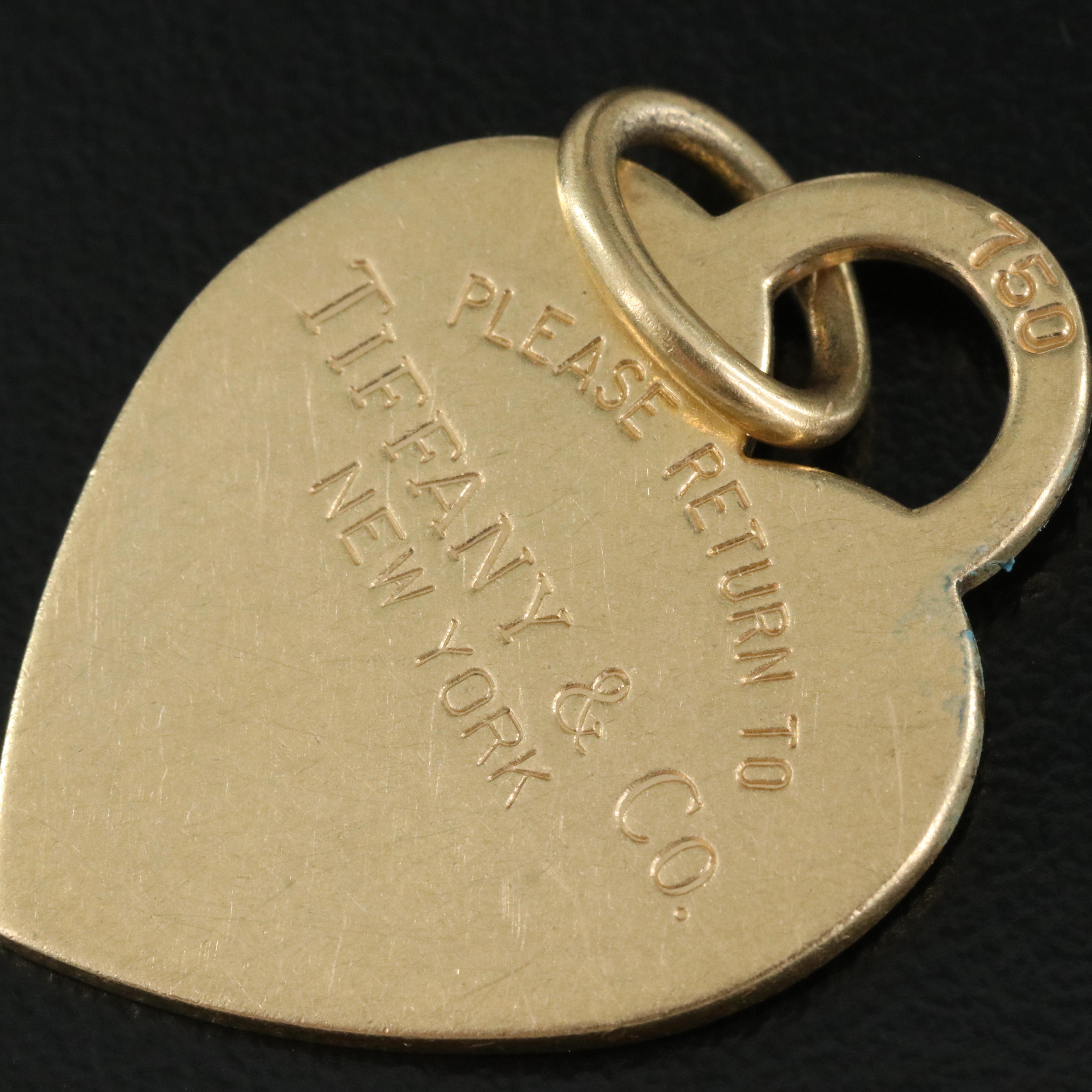 Tiffany & Co. "Return to Tiffany" 18K Heart Tag Pendant