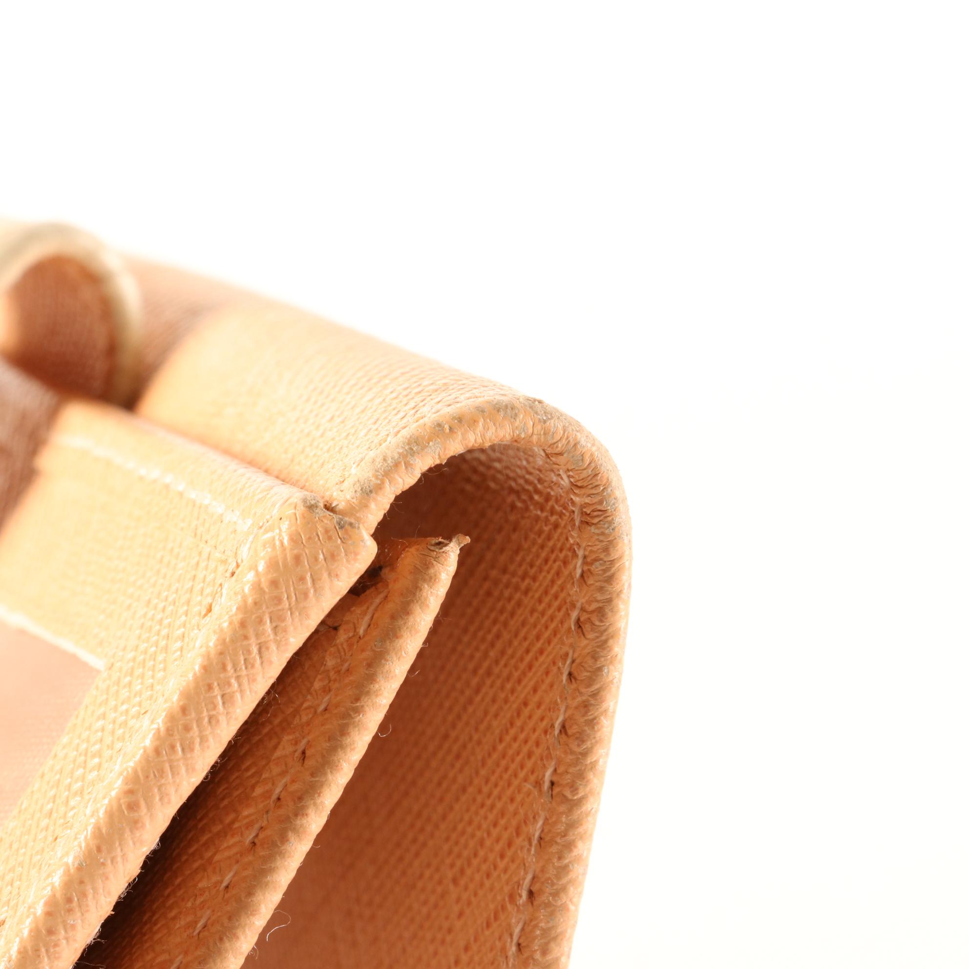 Salvatore Ferragamo Gancini Saffiano Leather Wallet