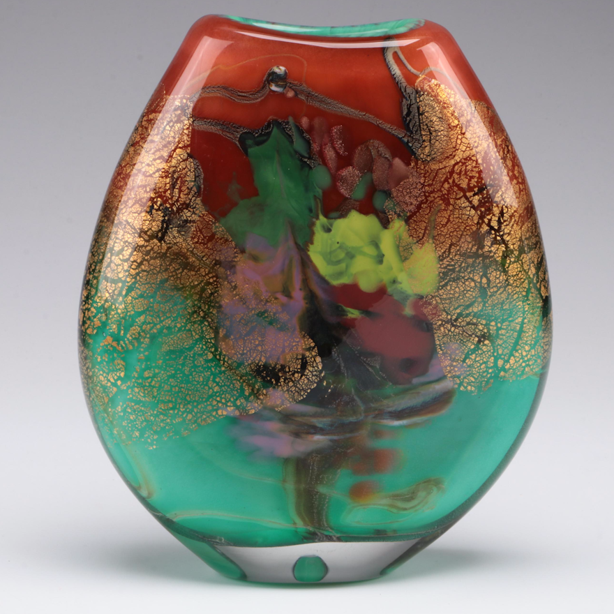 Pascal Guernic Blown Glass Vase