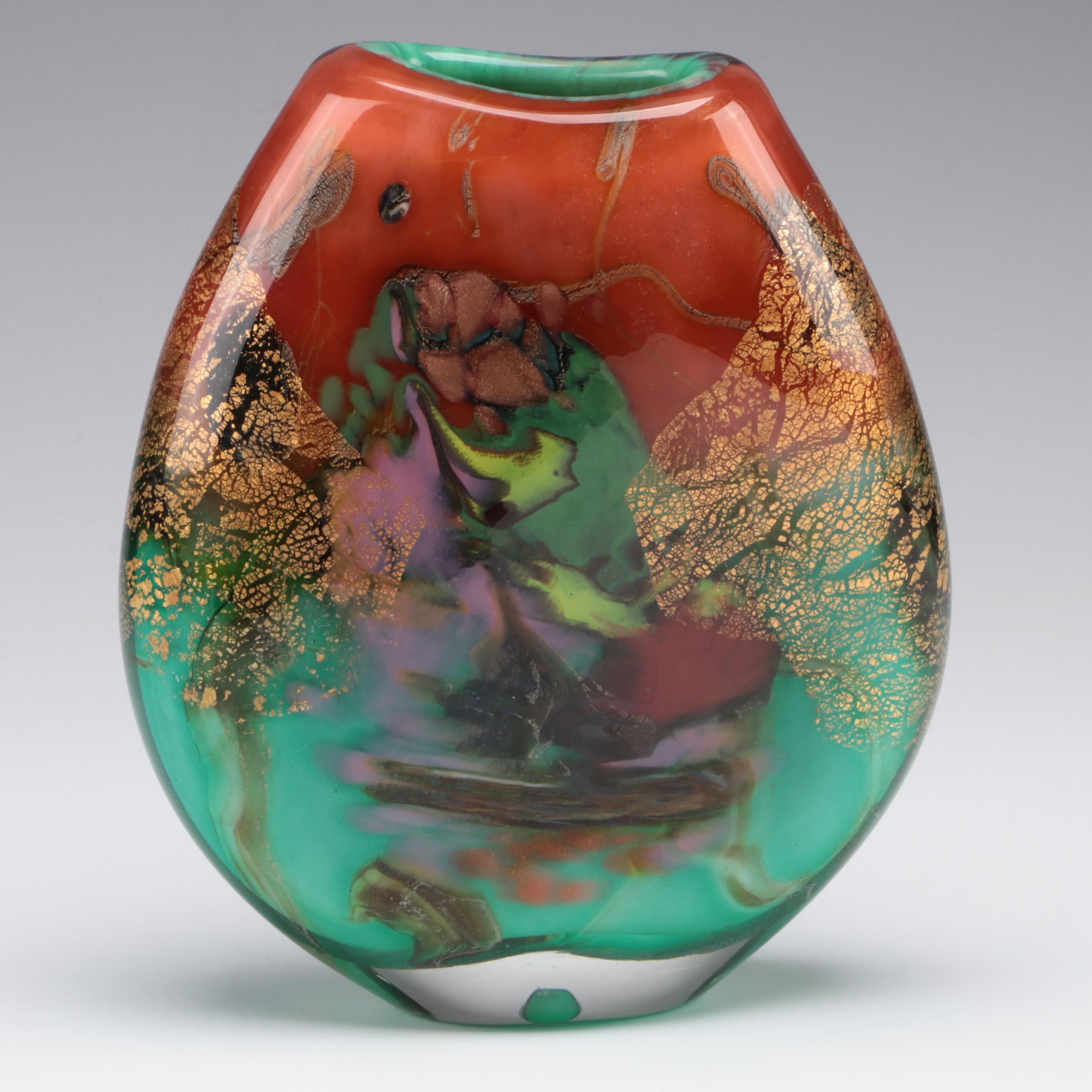 Pascal Guernic Blown Glass Vase
