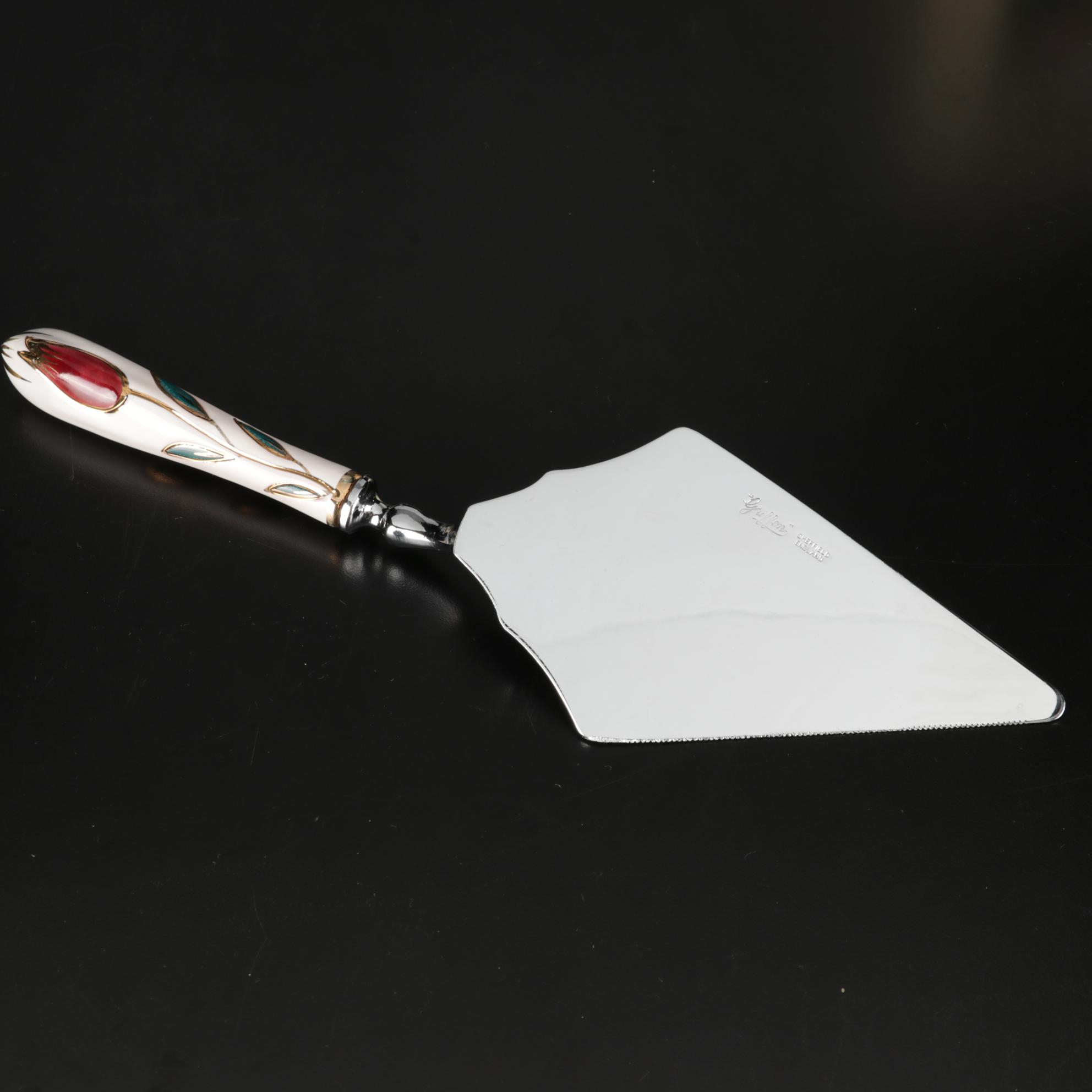 Victorian MOP Handled Fruit Knives and Other Tableware