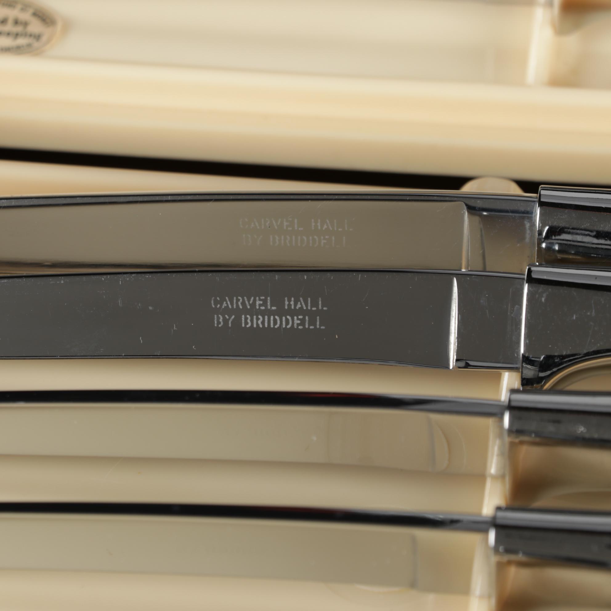 Victorian MOP Handled Fruit Knives and Other Tableware