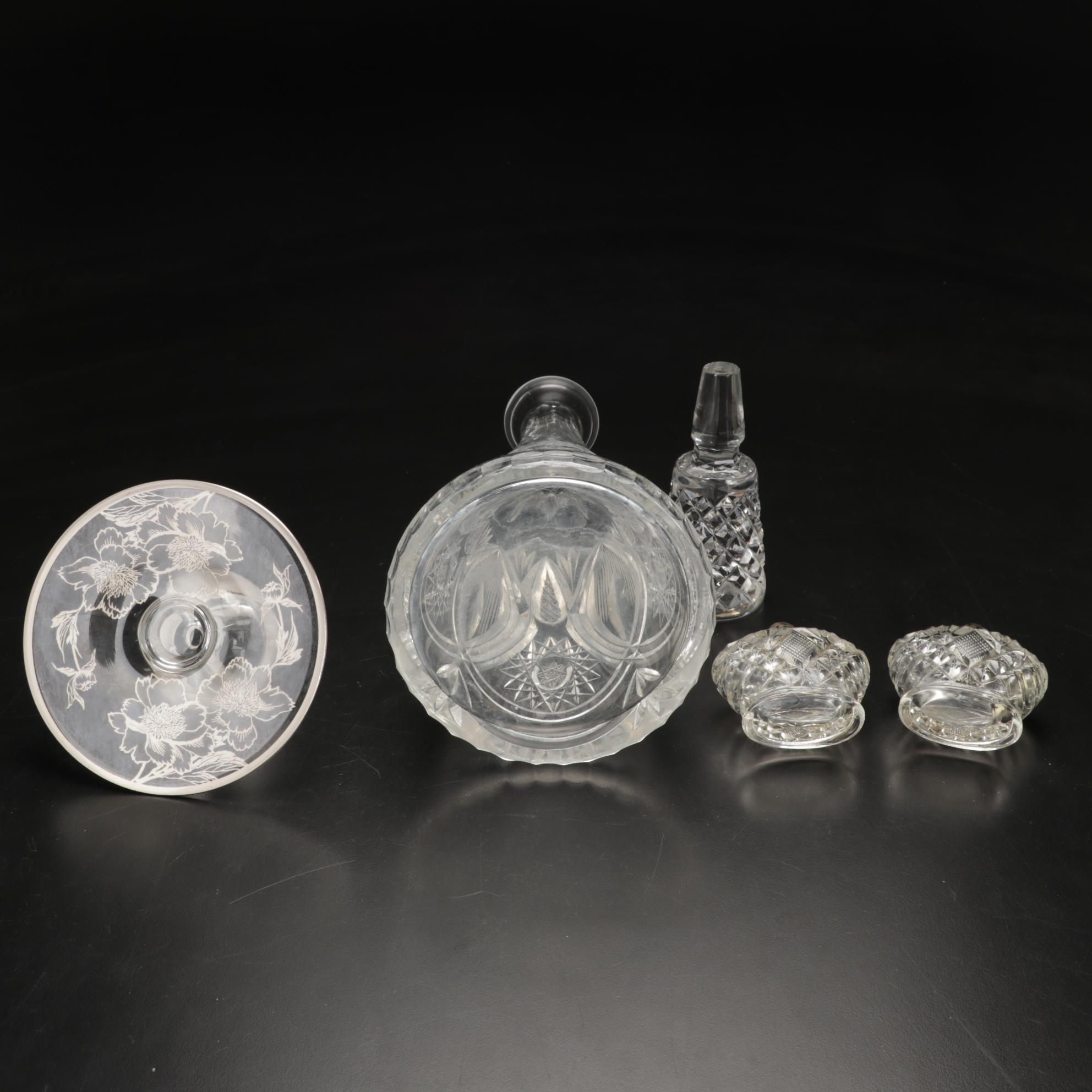 Victorian MOP Handled Fruit Knives and Other Tableware