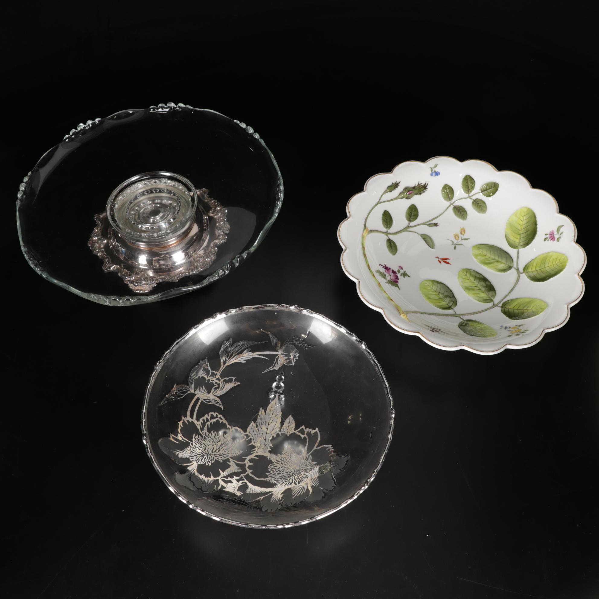 Victorian MOP Handled Fruit Knives and Other Tableware