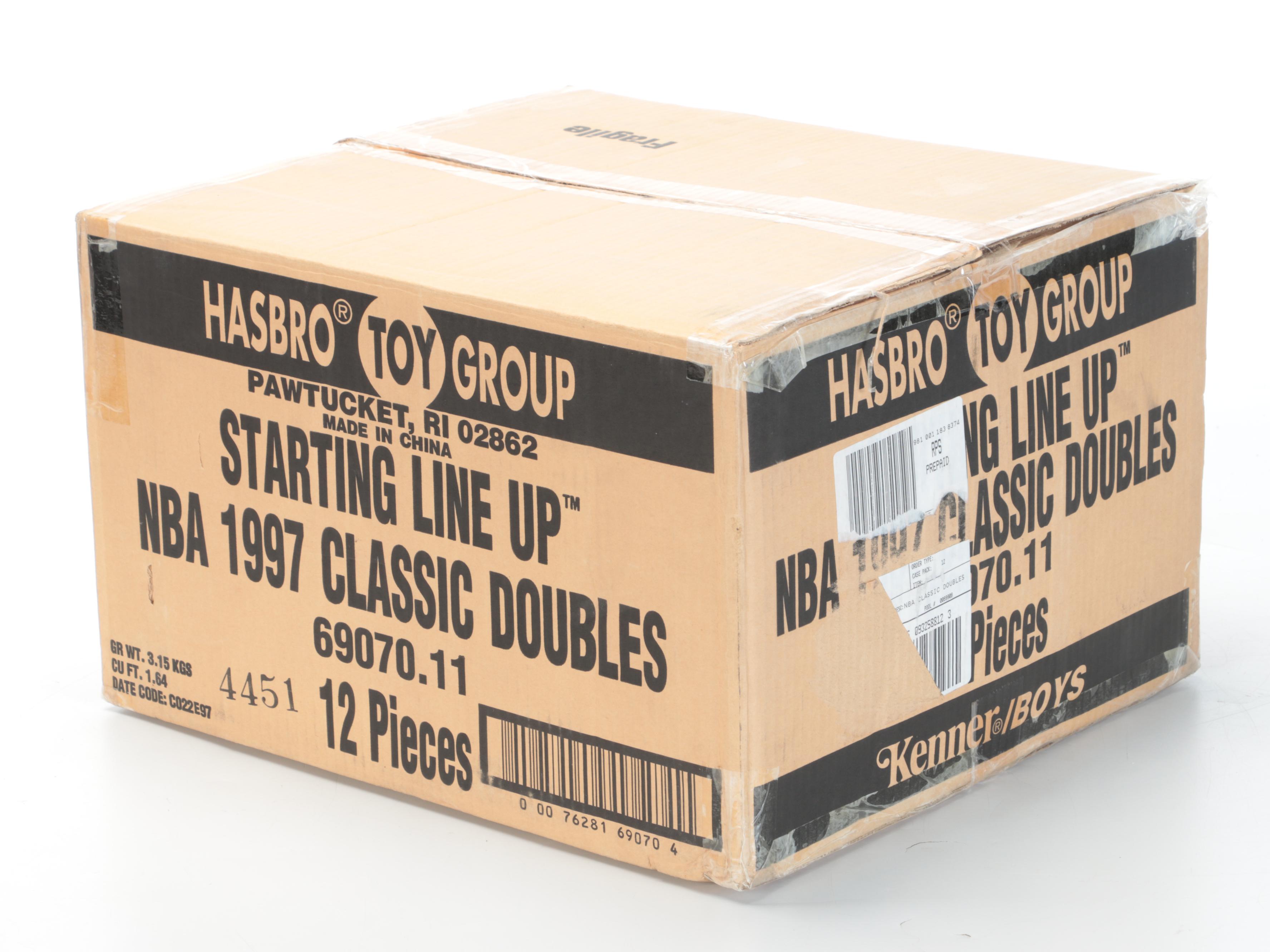 Sealed Starting Lineup Figures with Ralph Davis Signed Basketball and More