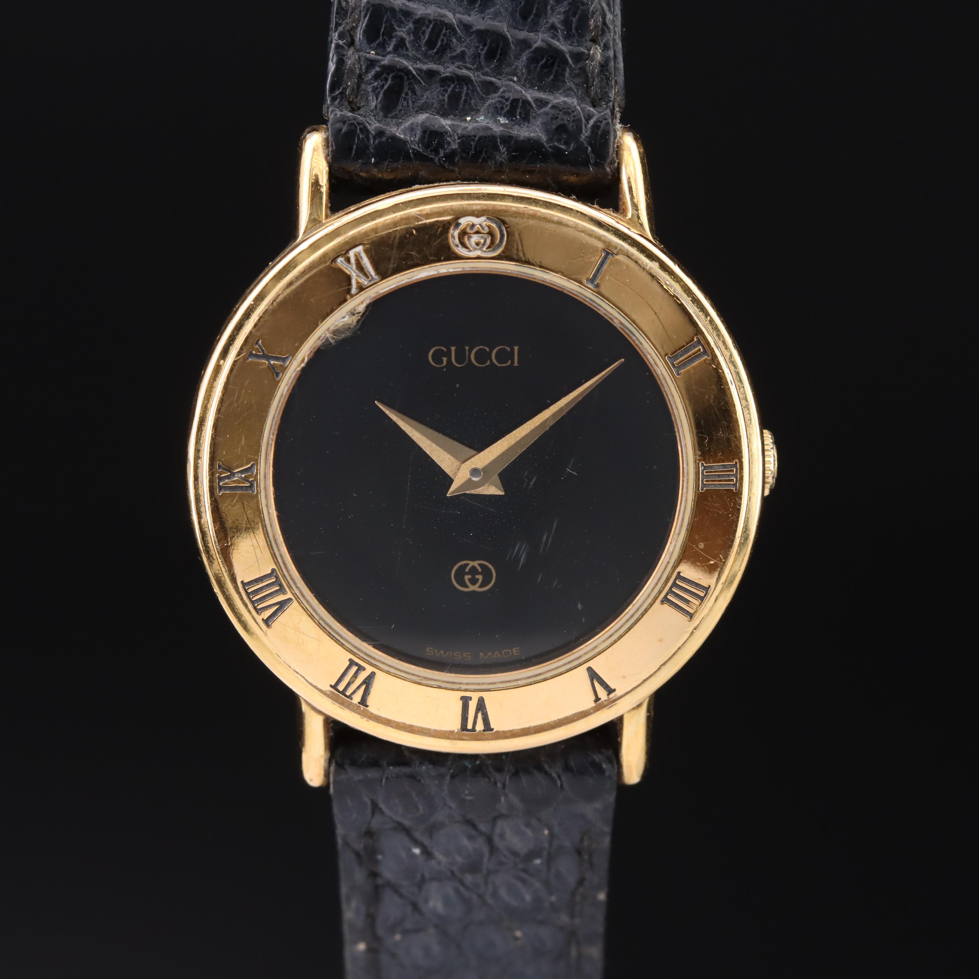 Gucci Gold Plated Quartz Watch