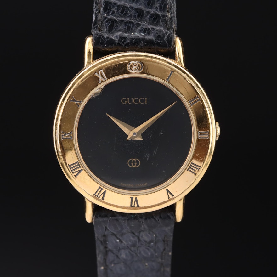 Gucci Gold Plated Quartz Wristwatch