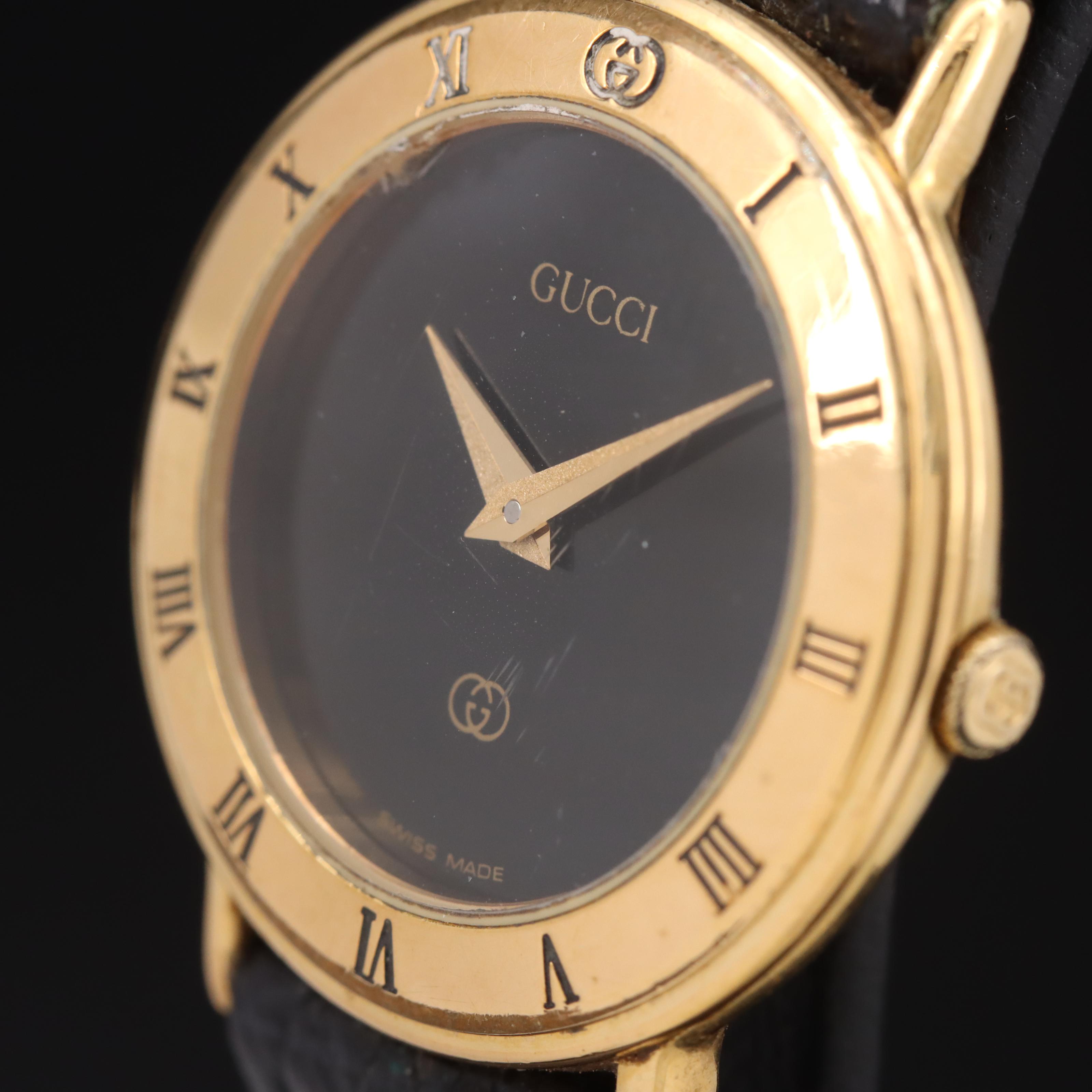 Gucci Gold Plated Quartz Watch