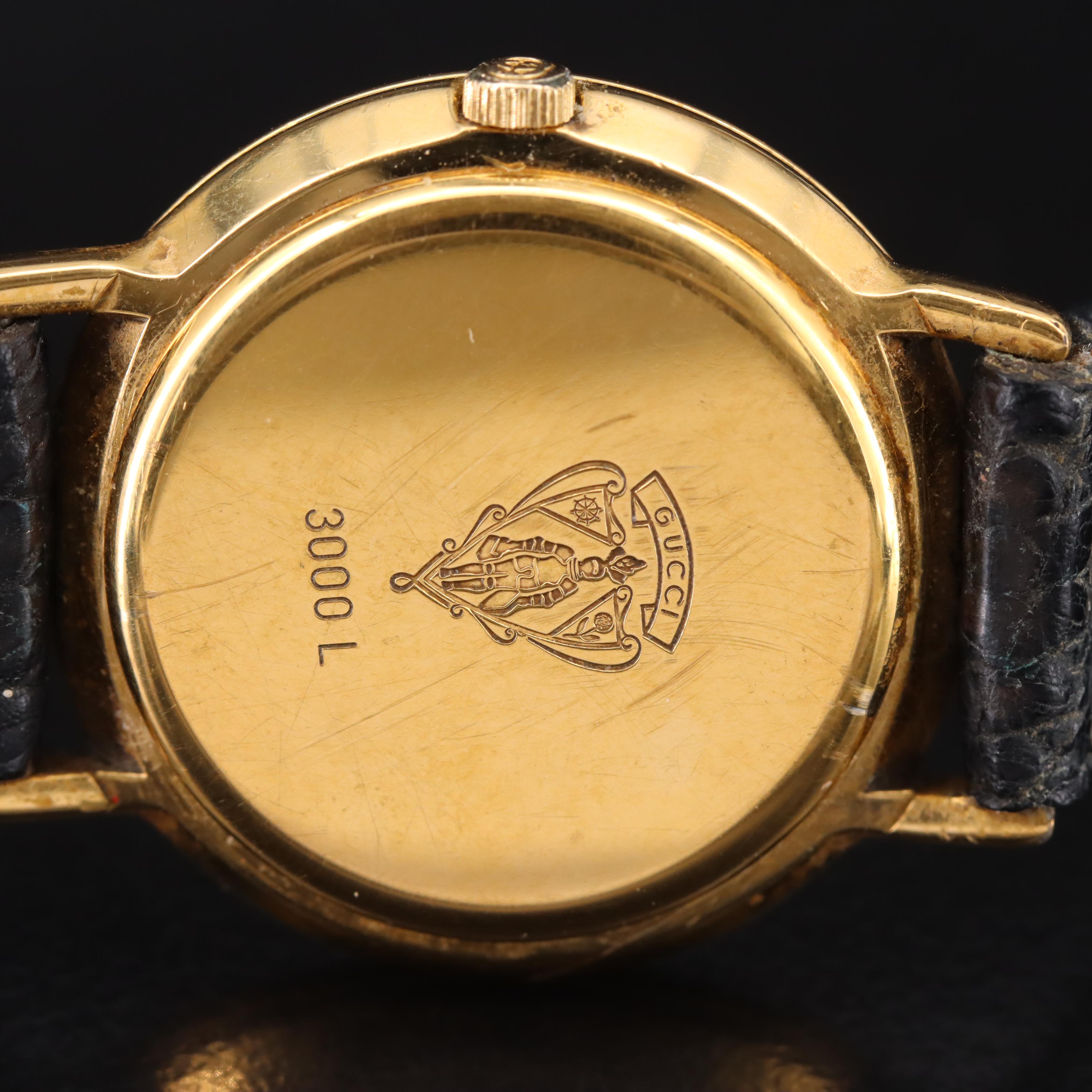 Gucci Gold Plated Quartz Watch