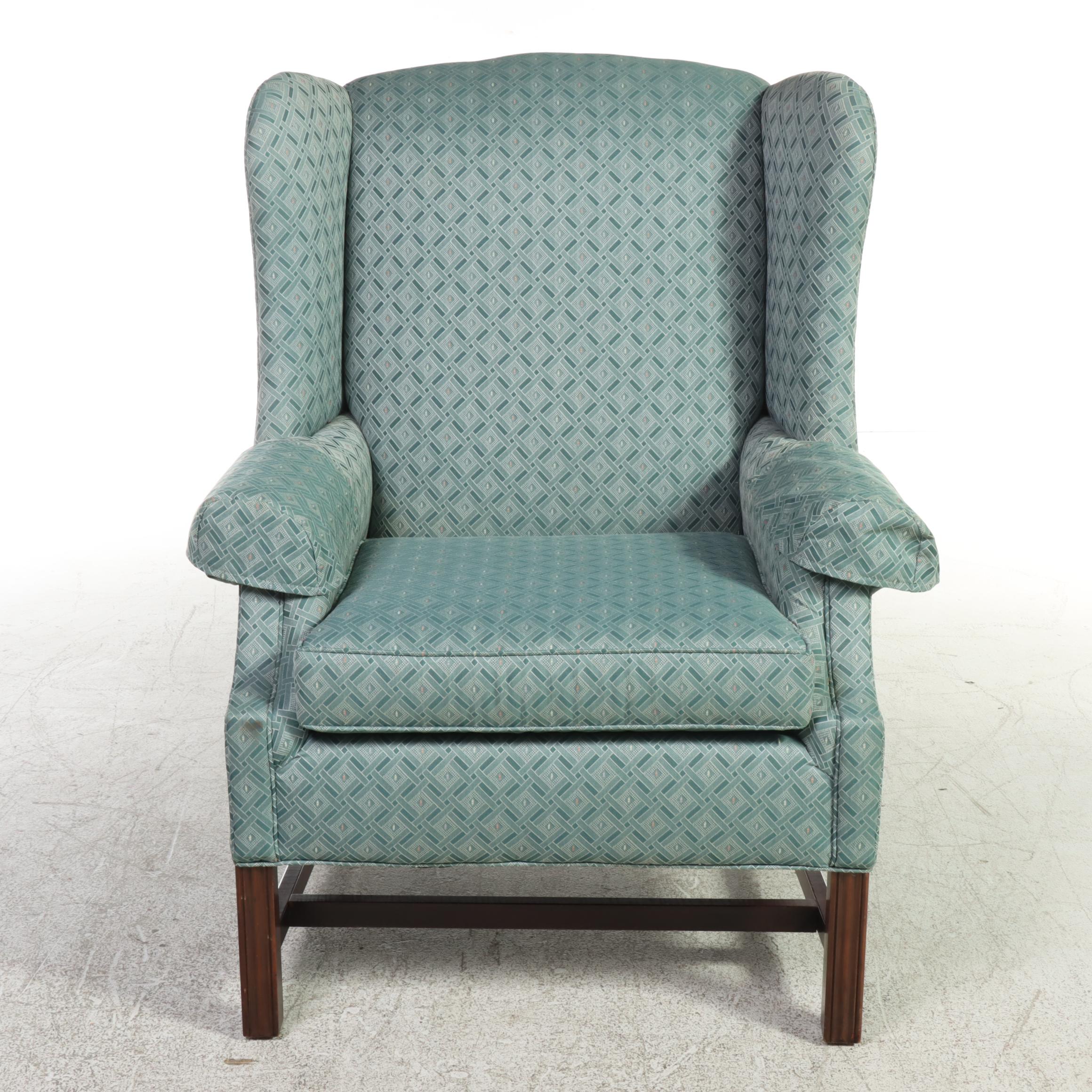 Designer Studio Options Custom-Upholstered Wingback Armchair