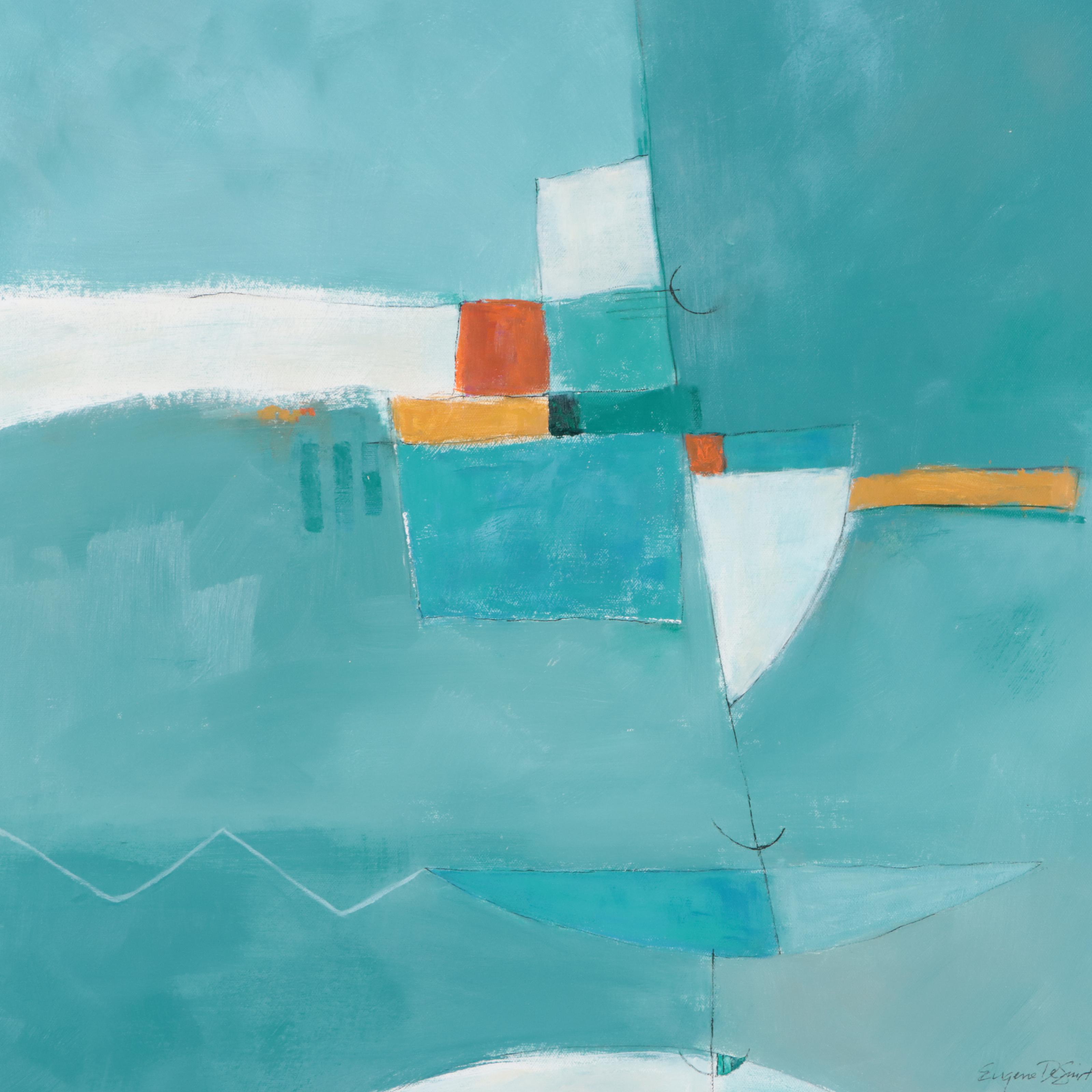 Eugene DeSmith Abstract Acrylic Painting, 2023