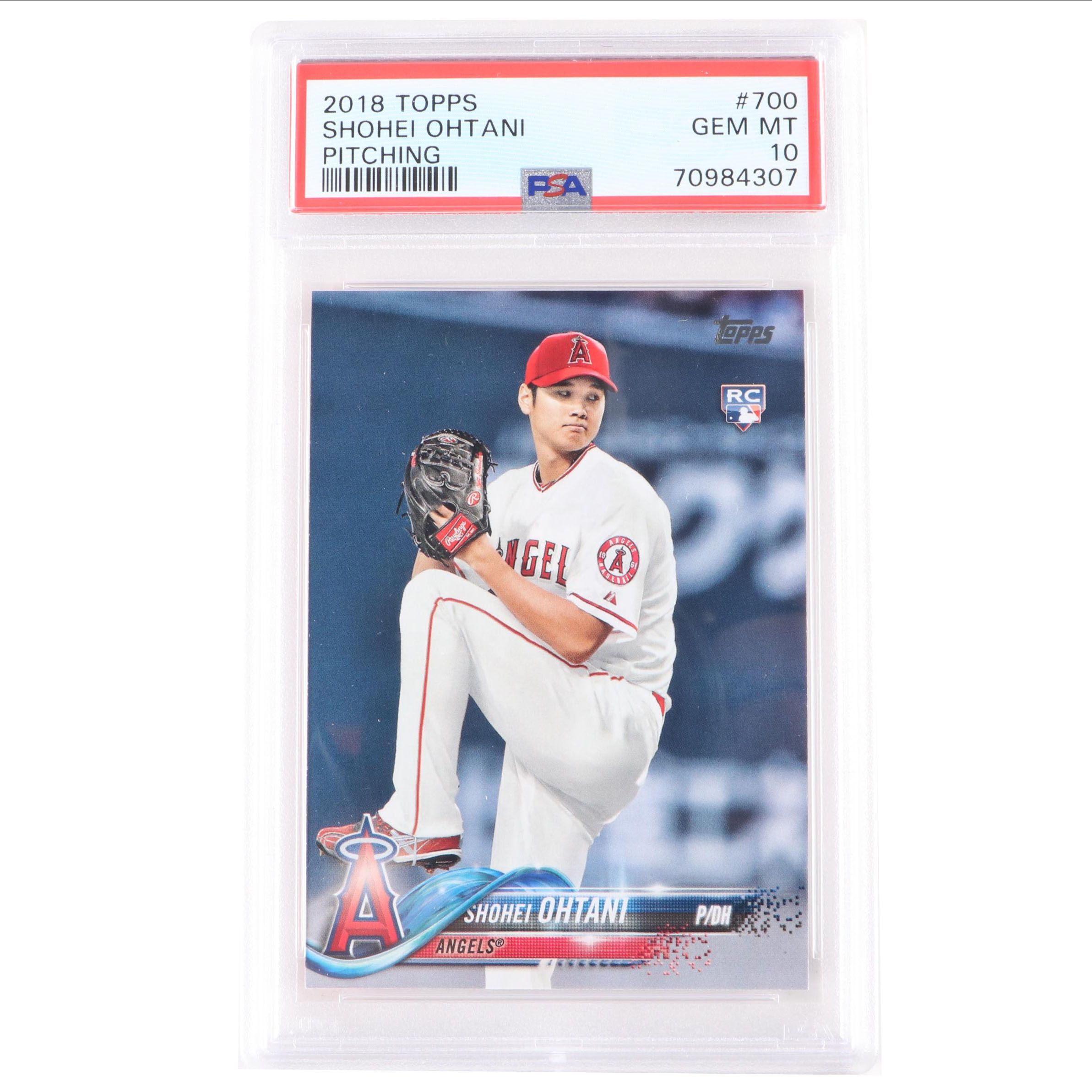 2018 Topps Series 2 Shohei Ohtani Rookie Card #700 Graded PSA 10 Gem Mint