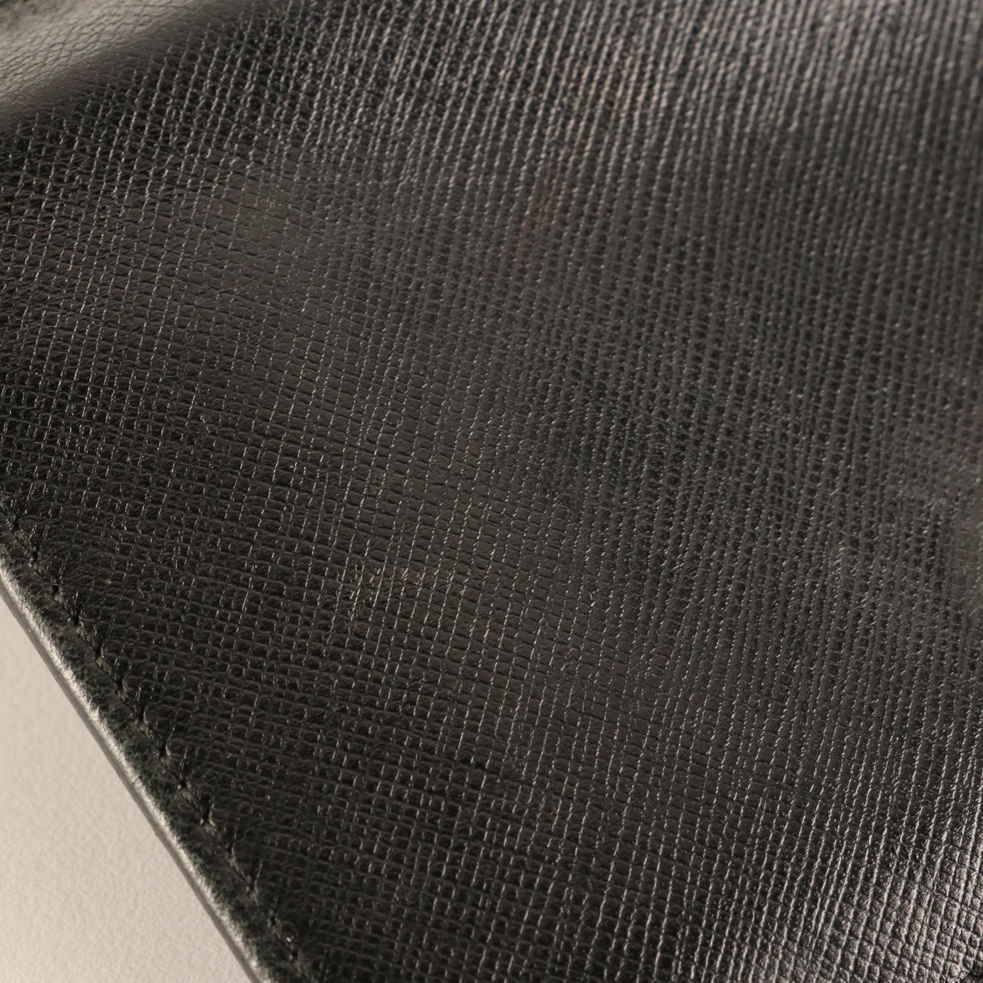 Salvatore Ferragamo Saffiano Leather Wallet with Gancini Hardware