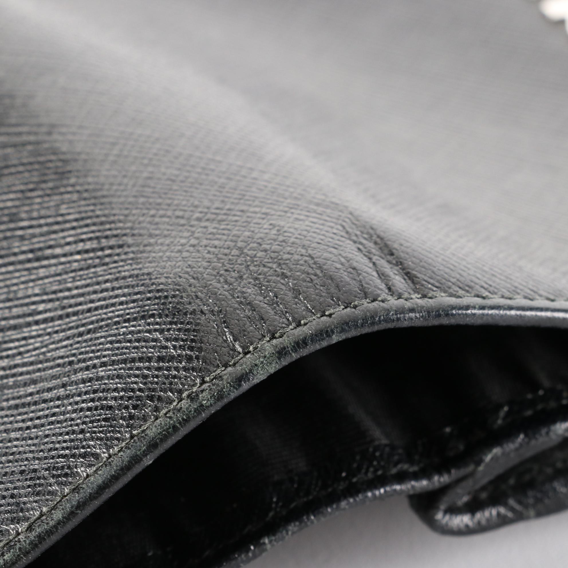 Salvatore Ferragamo Saffiano Leather Wallet with Gancini Hardware