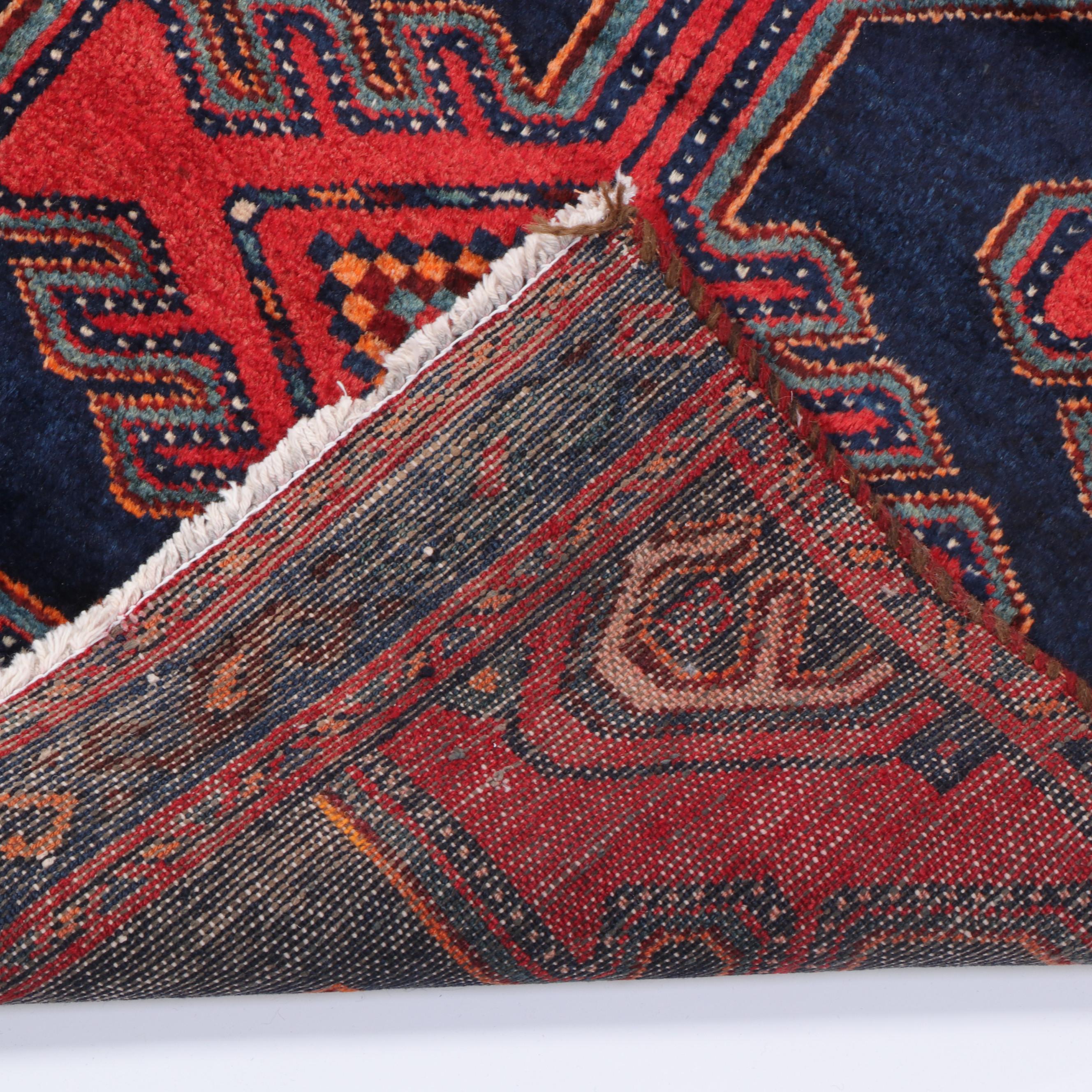 2'5 x 3'10 Hand-Knotted Persian Kharaghan Accent Rug