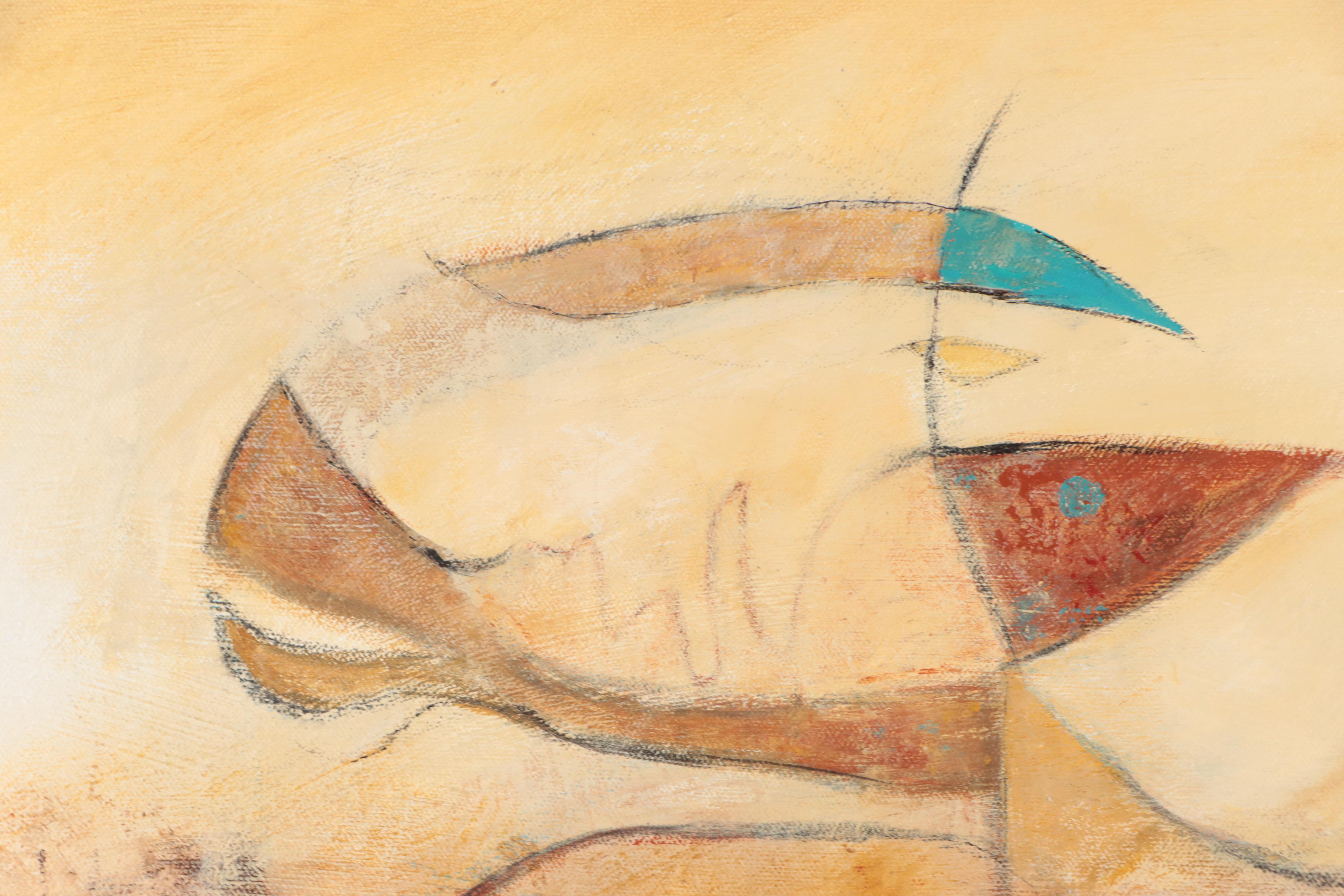 Eugene DeSmith Abstract Acrylic Painting, 2023