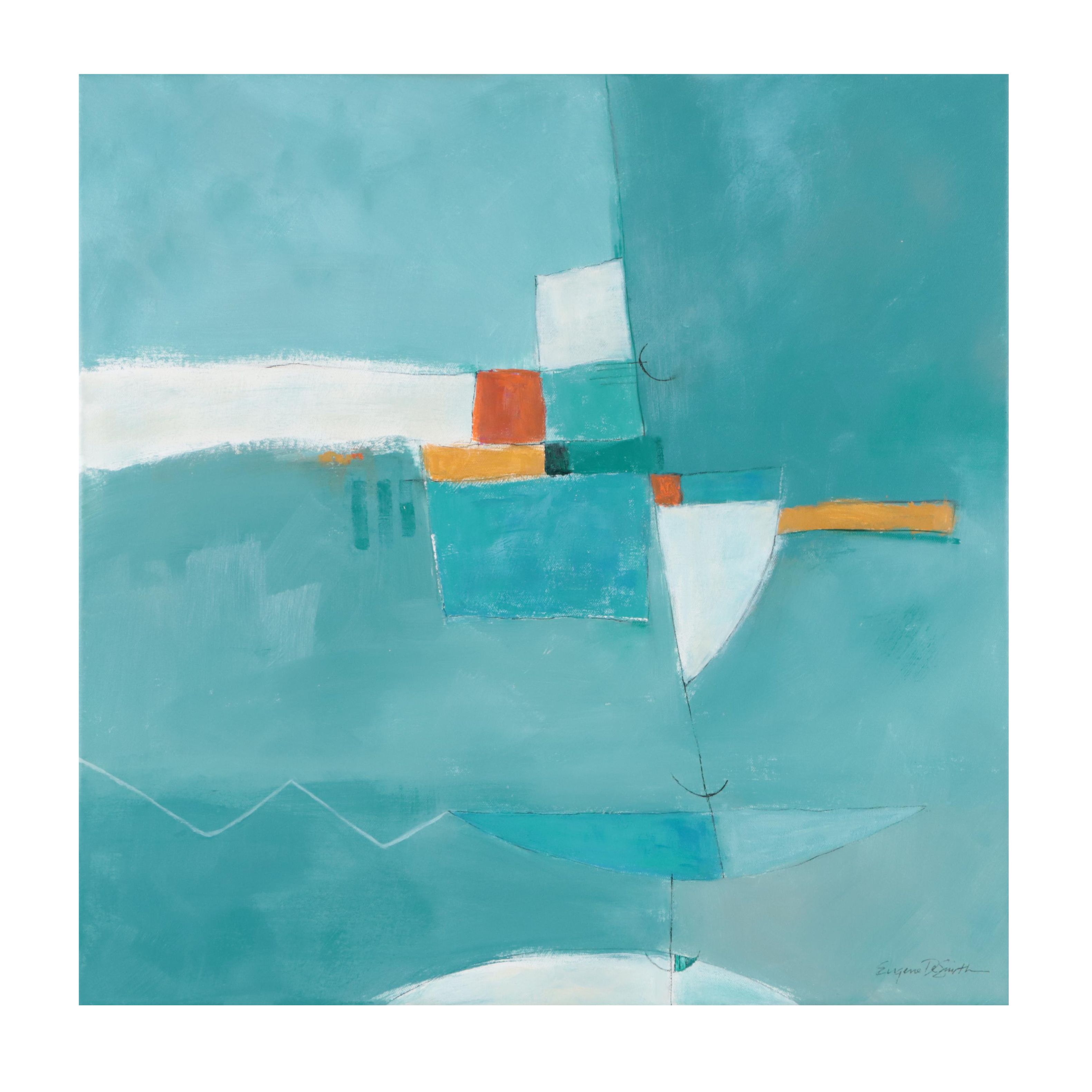 Eugene DeSmith Abstract Acrylic Painting, 2023