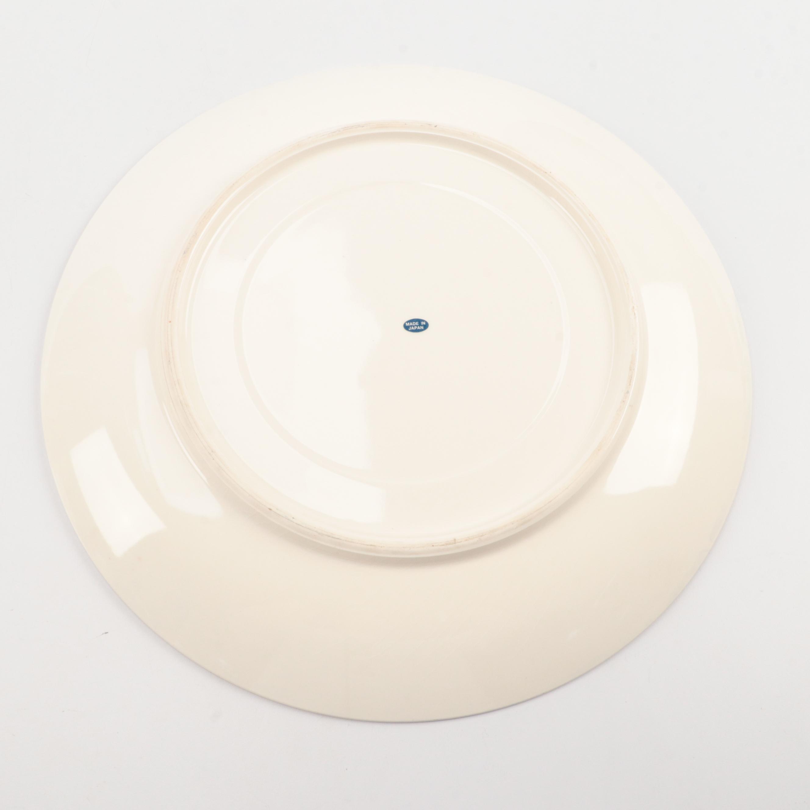 Toyo and Other Japanese Ceramic Plates,  Mid to Late 20th Century