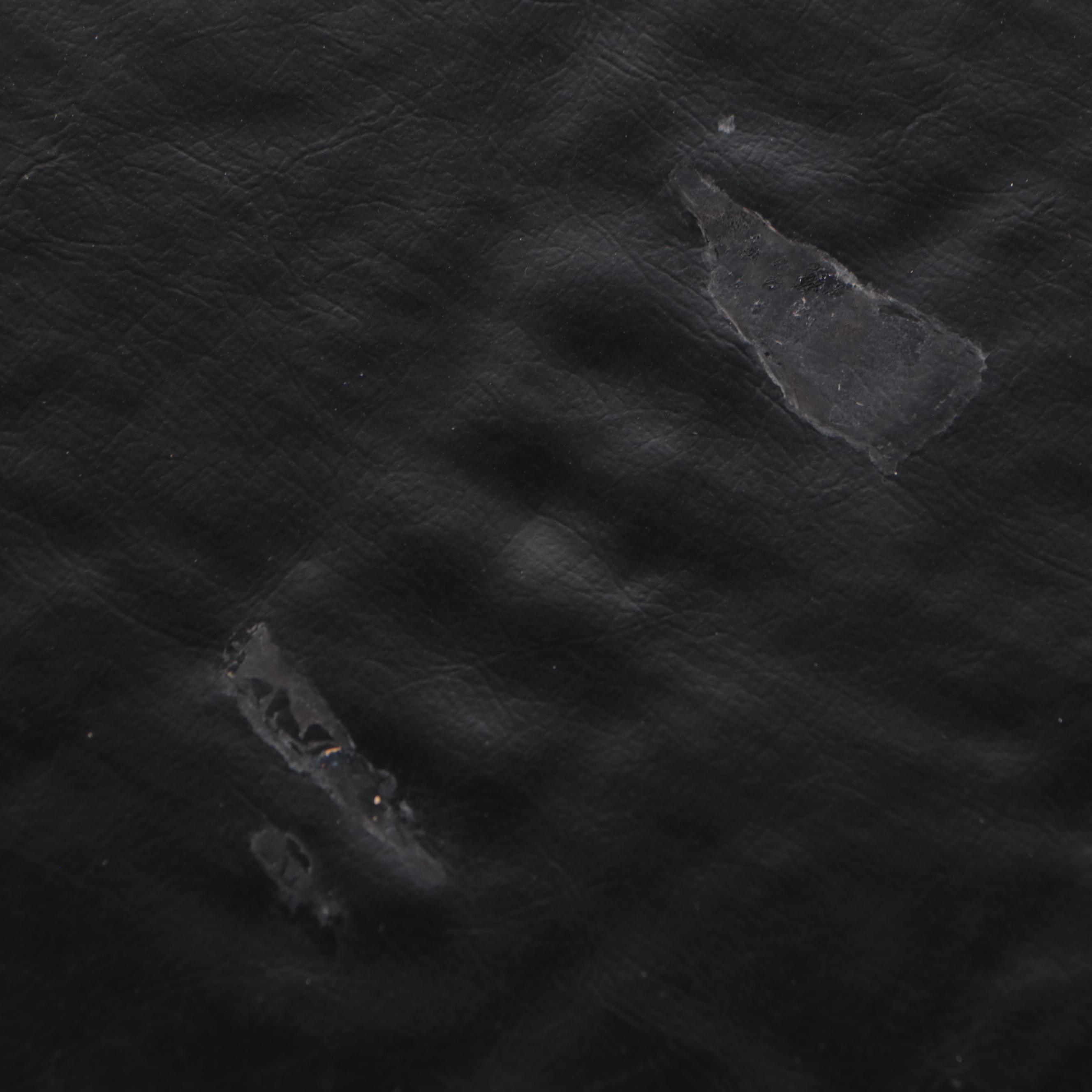 Vincent Yeh & Co. Mandarin Style Vinyl Upholstered Footstools, Mid-20th Century