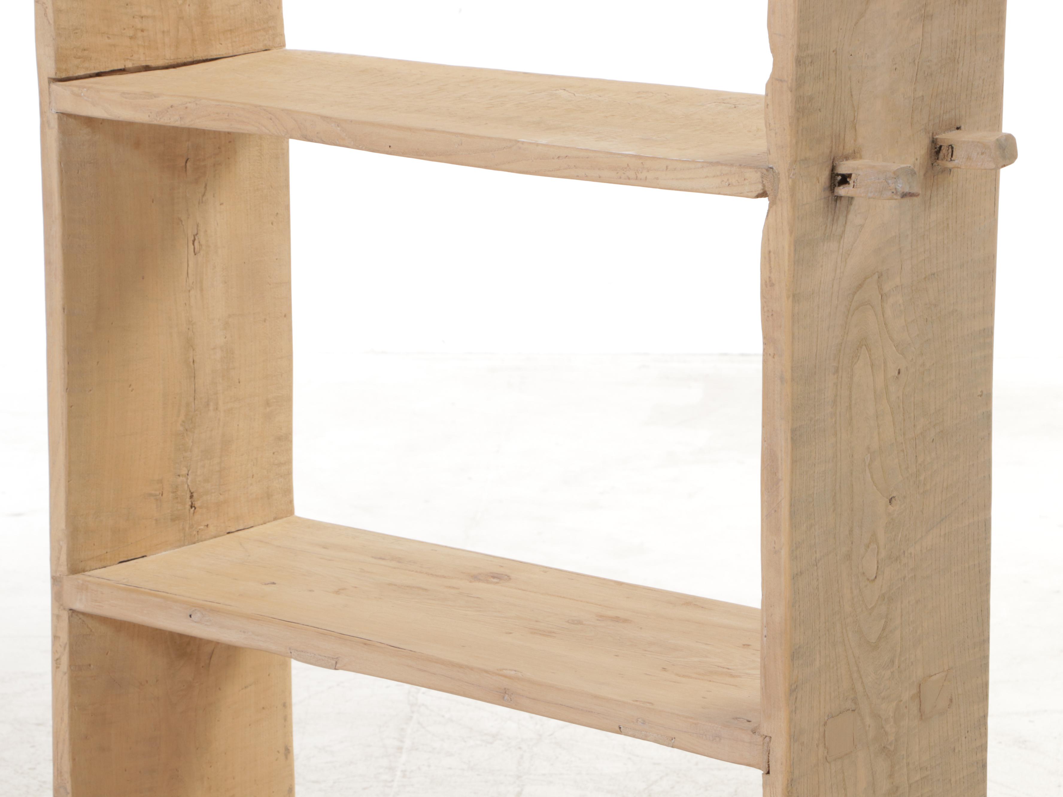 Five-Shelf Wood Bookcase