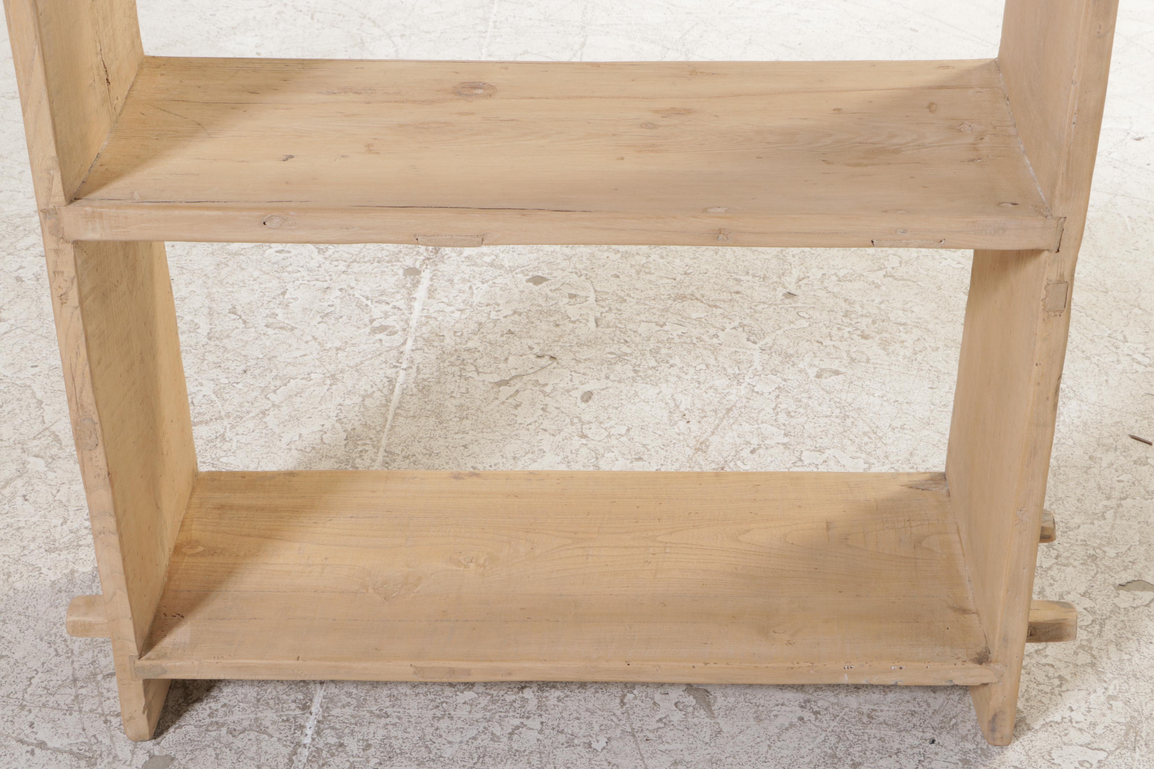 Five-Shelf Wood Bookcase