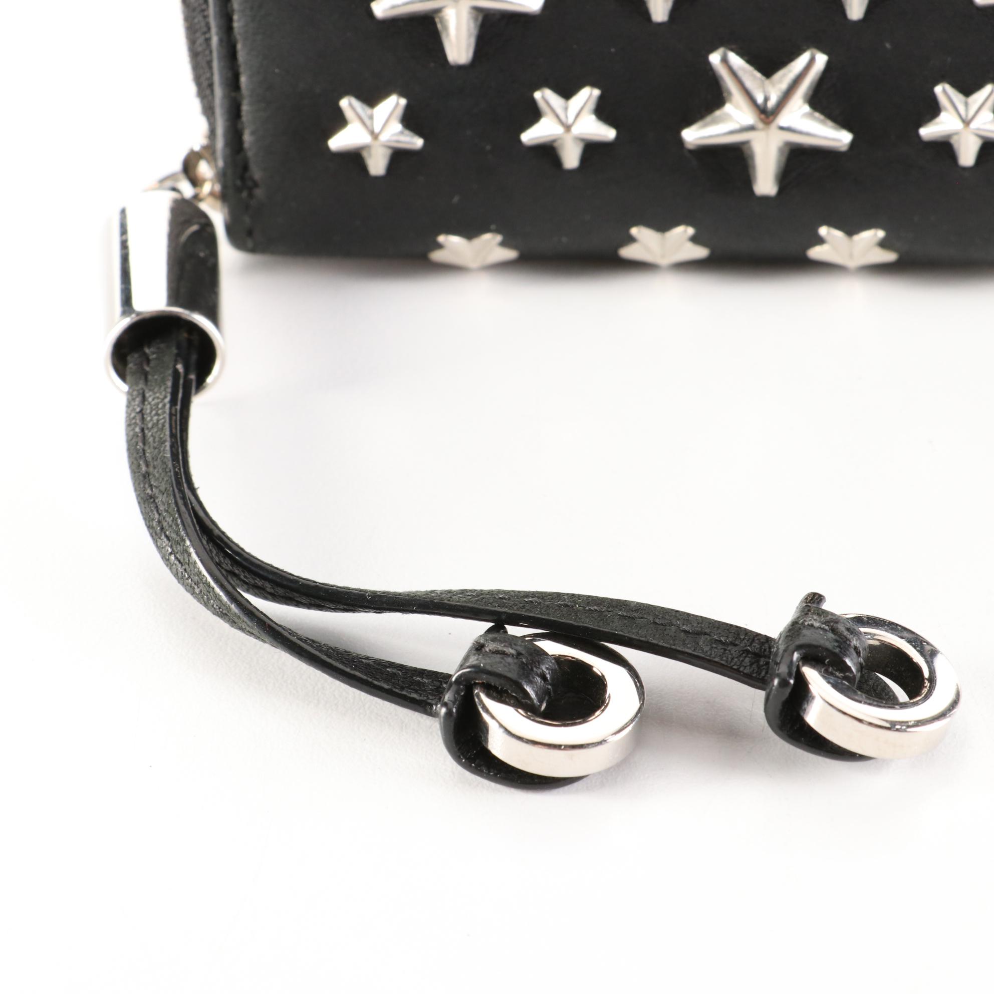 Jimmy Choo Star Studded Leather Coin Purse