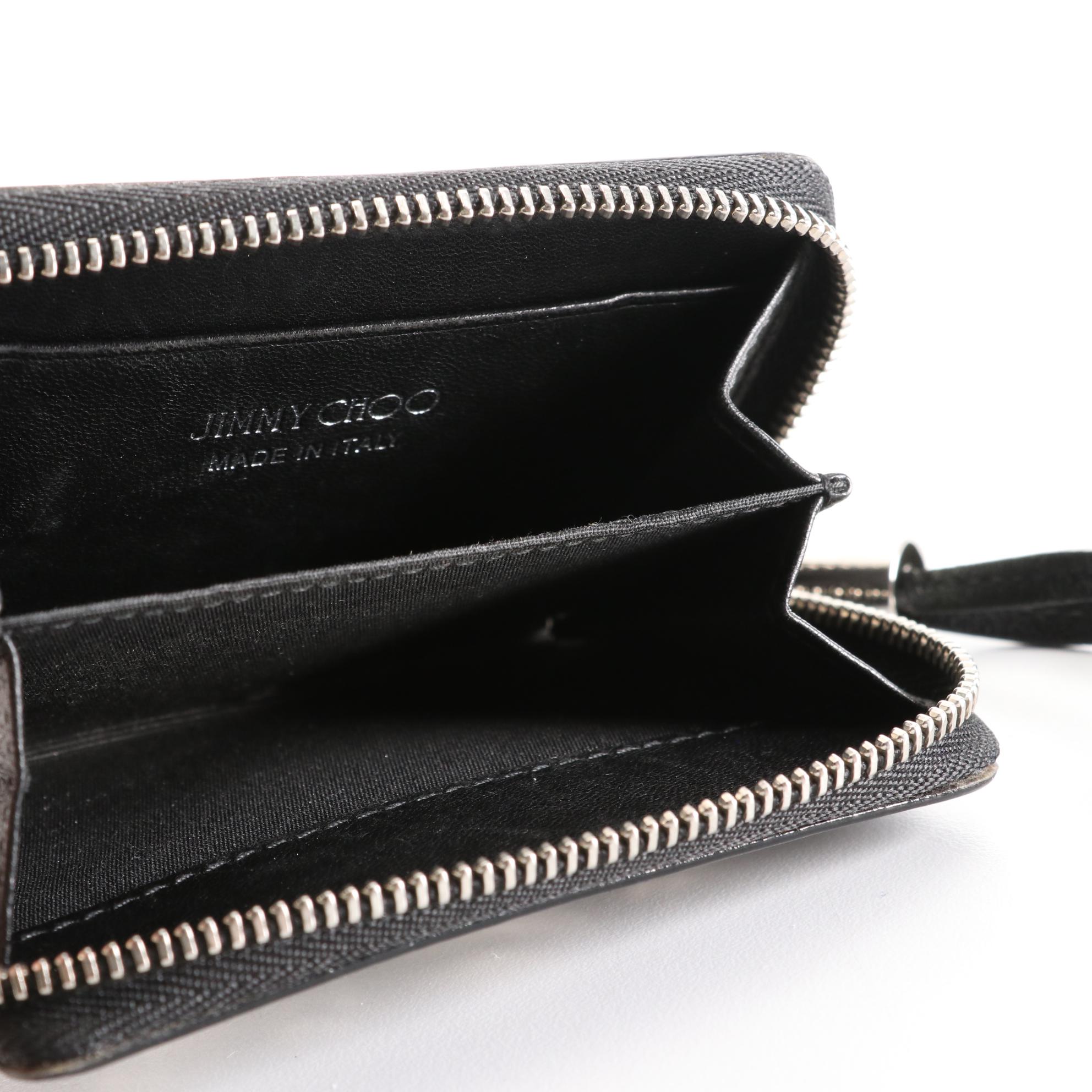 Jimmy Choo Star Studded Leather Coin Purse