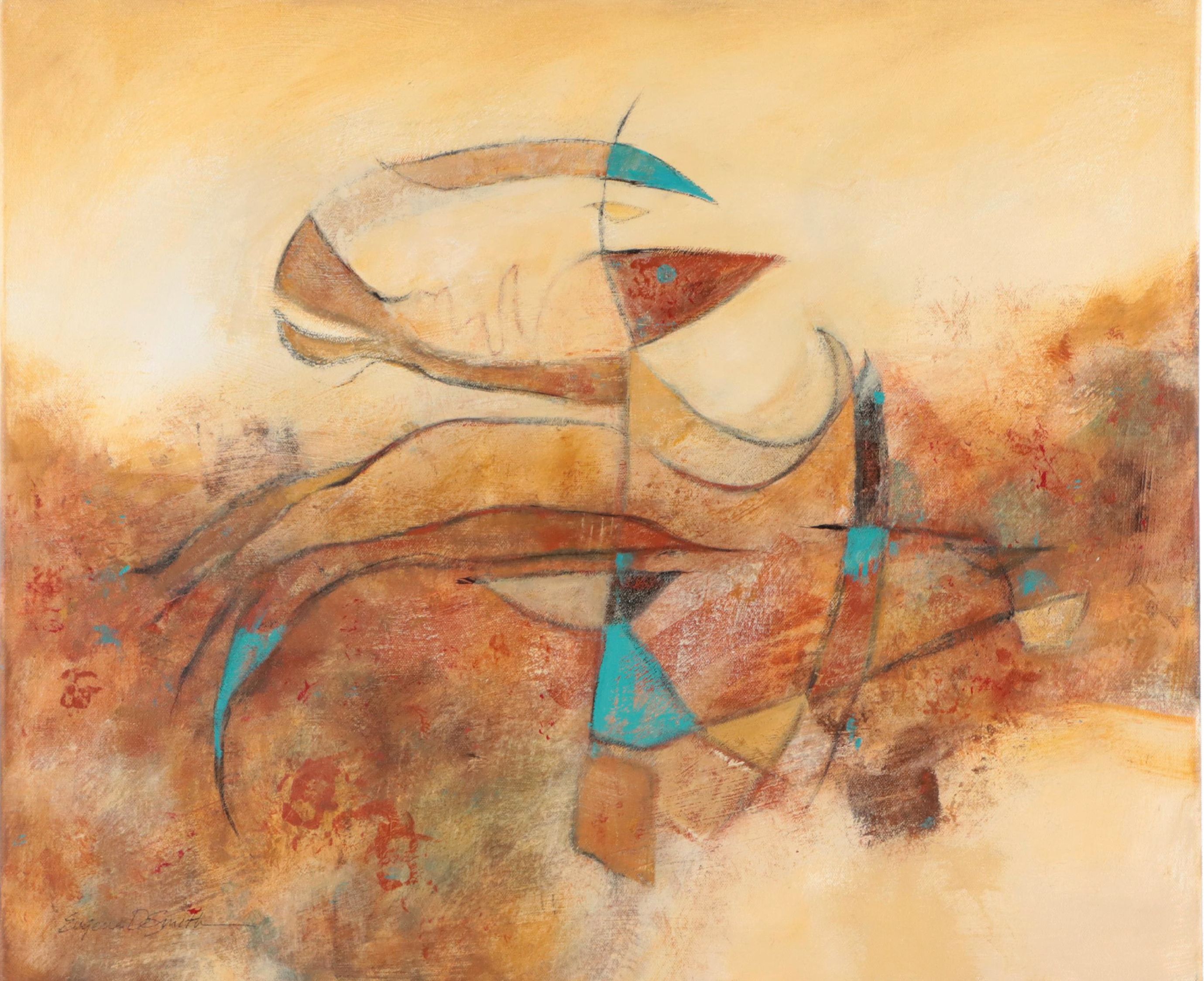 Eugene DeSmith Abstract Acrylic Painting, 2023