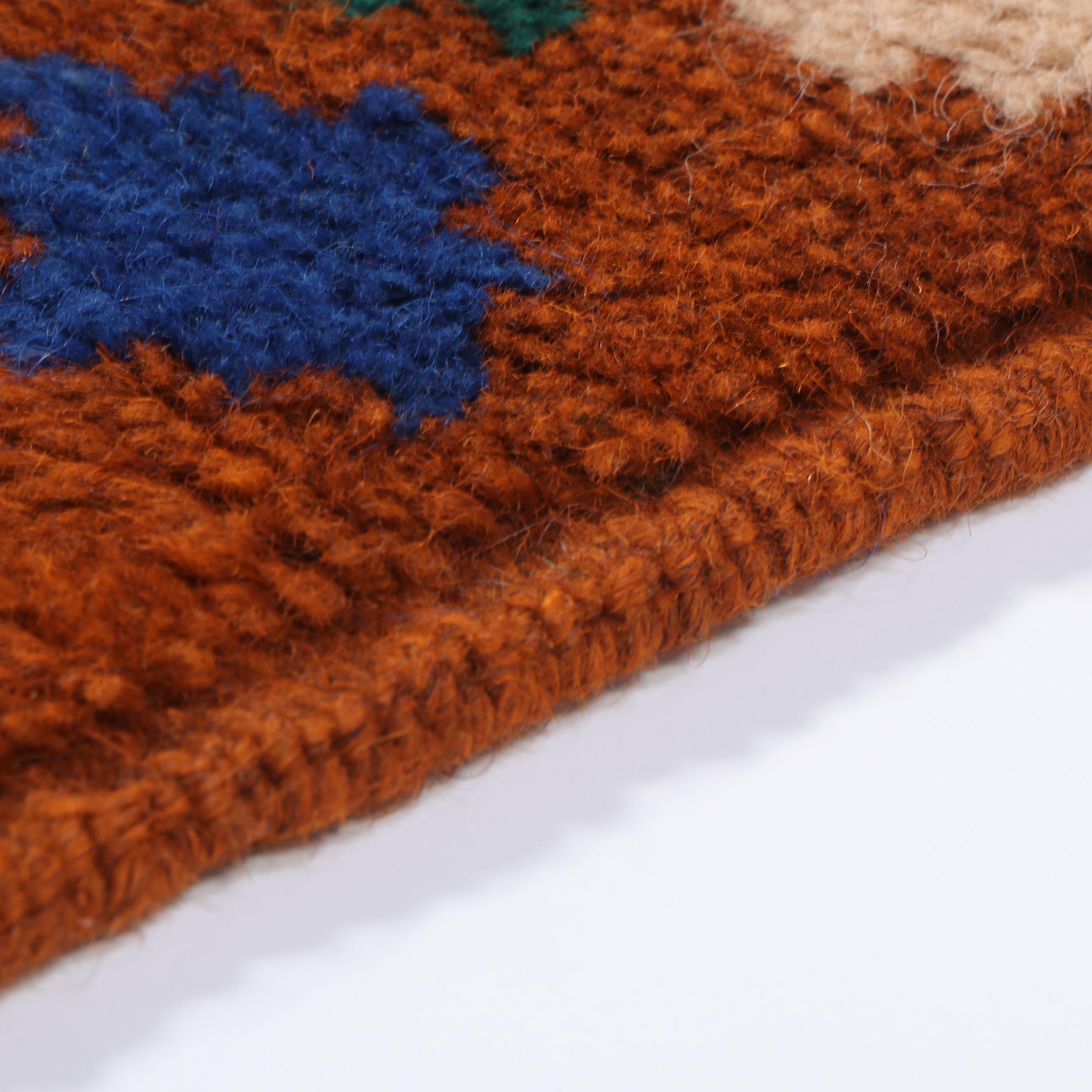 2' x 3' Hand-Knotted Afghan Baluch Accent Rug