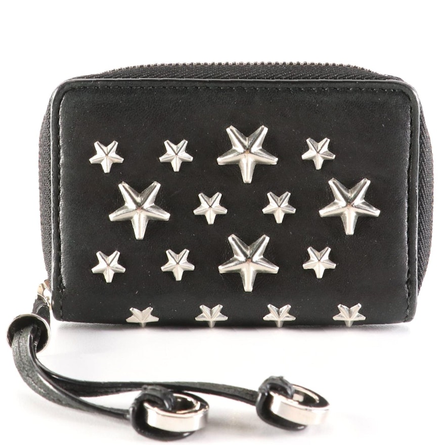 Jimmy Choo Star Studded Leather Coin Purse