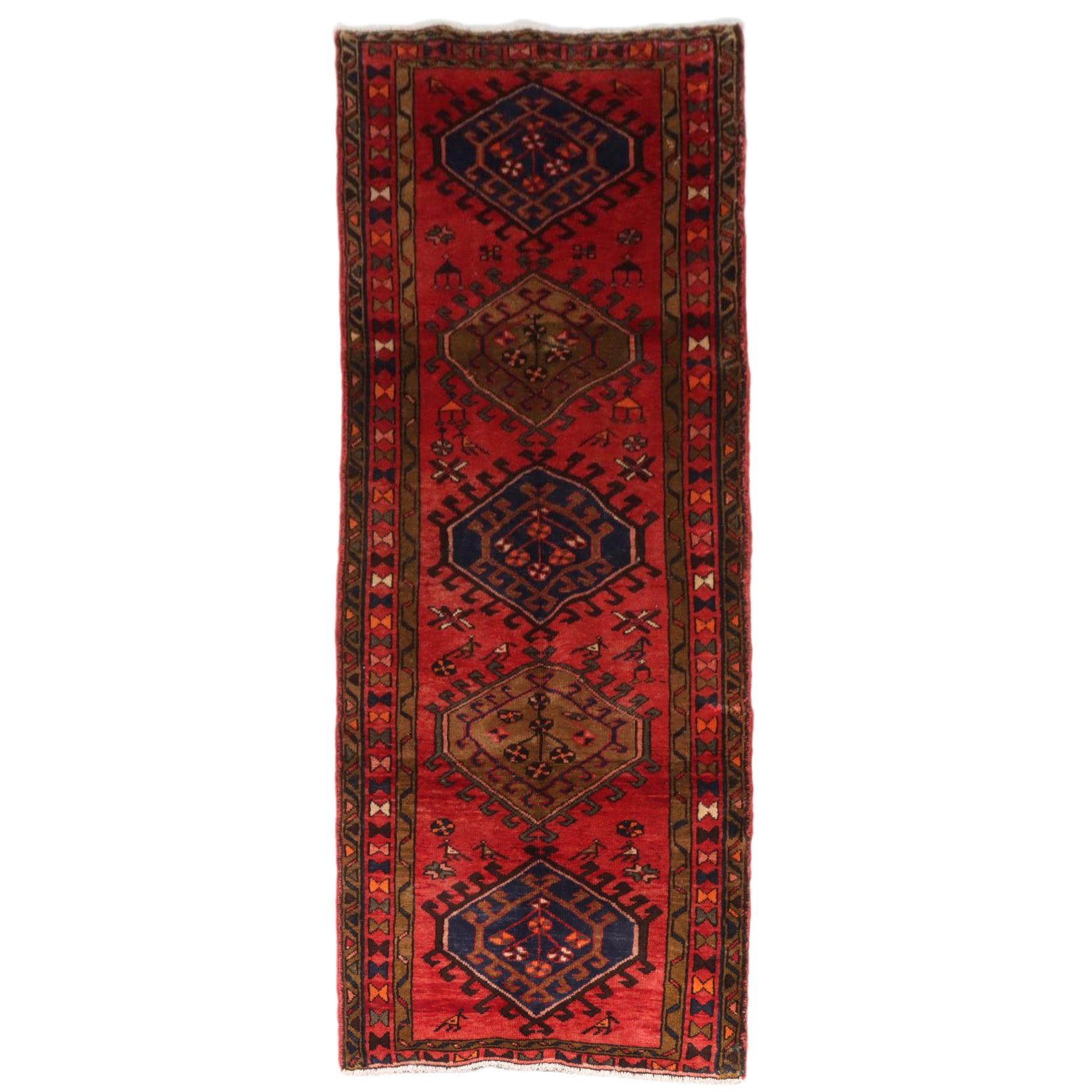 3'3 x 9'5 Hand-Knotted Persian Sarab Long Rug