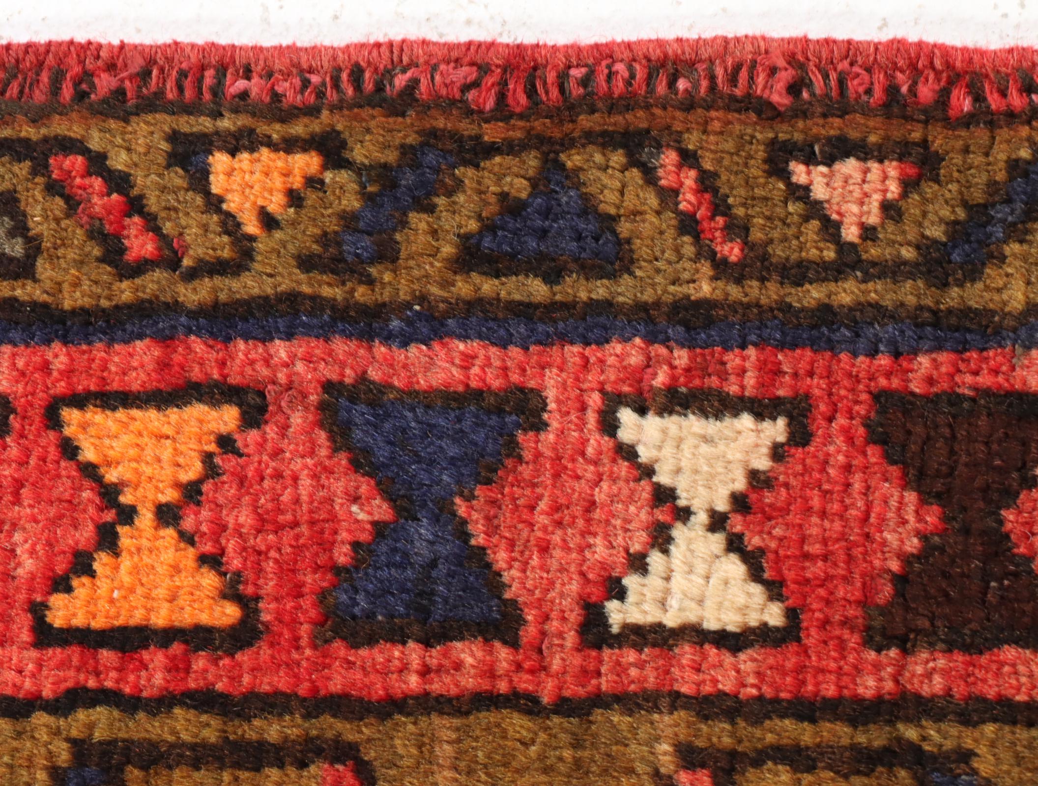 3'3 x 9'5 Hand-Knotted Persian Sarab Long Rug