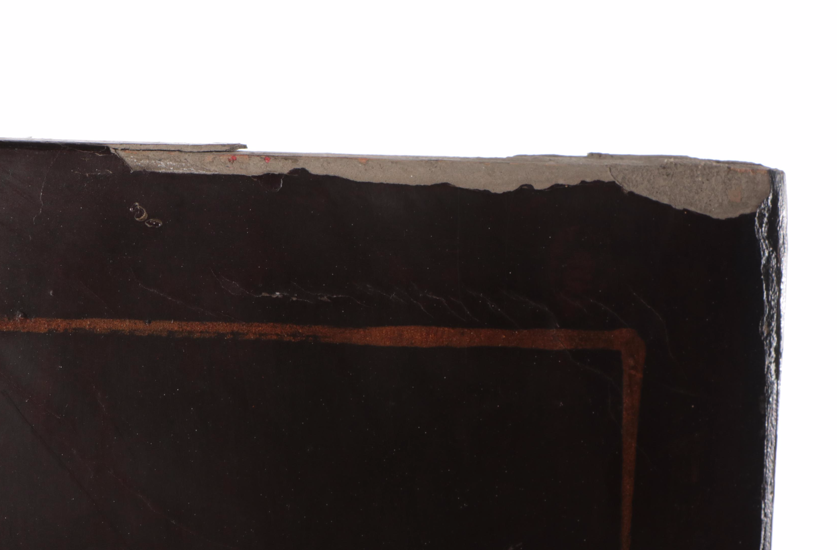 Chinese Lacquered, Carved and Painted Room Screen