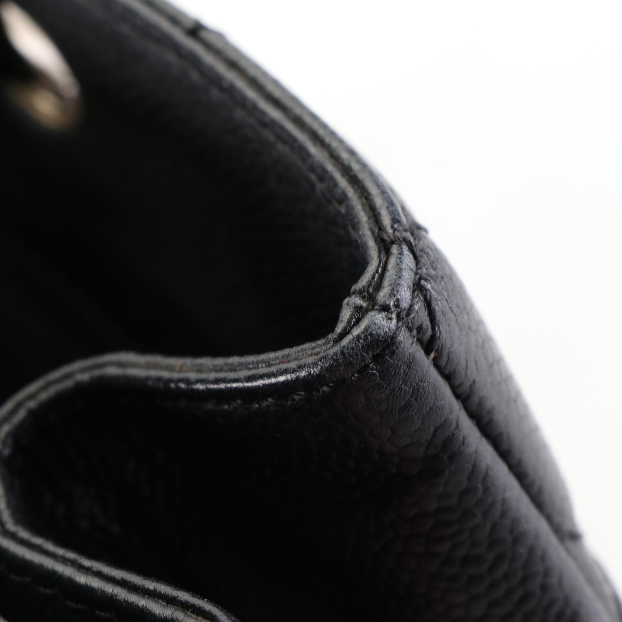 Chanel Grand Shopping Tote in Quilted Caviar Leather