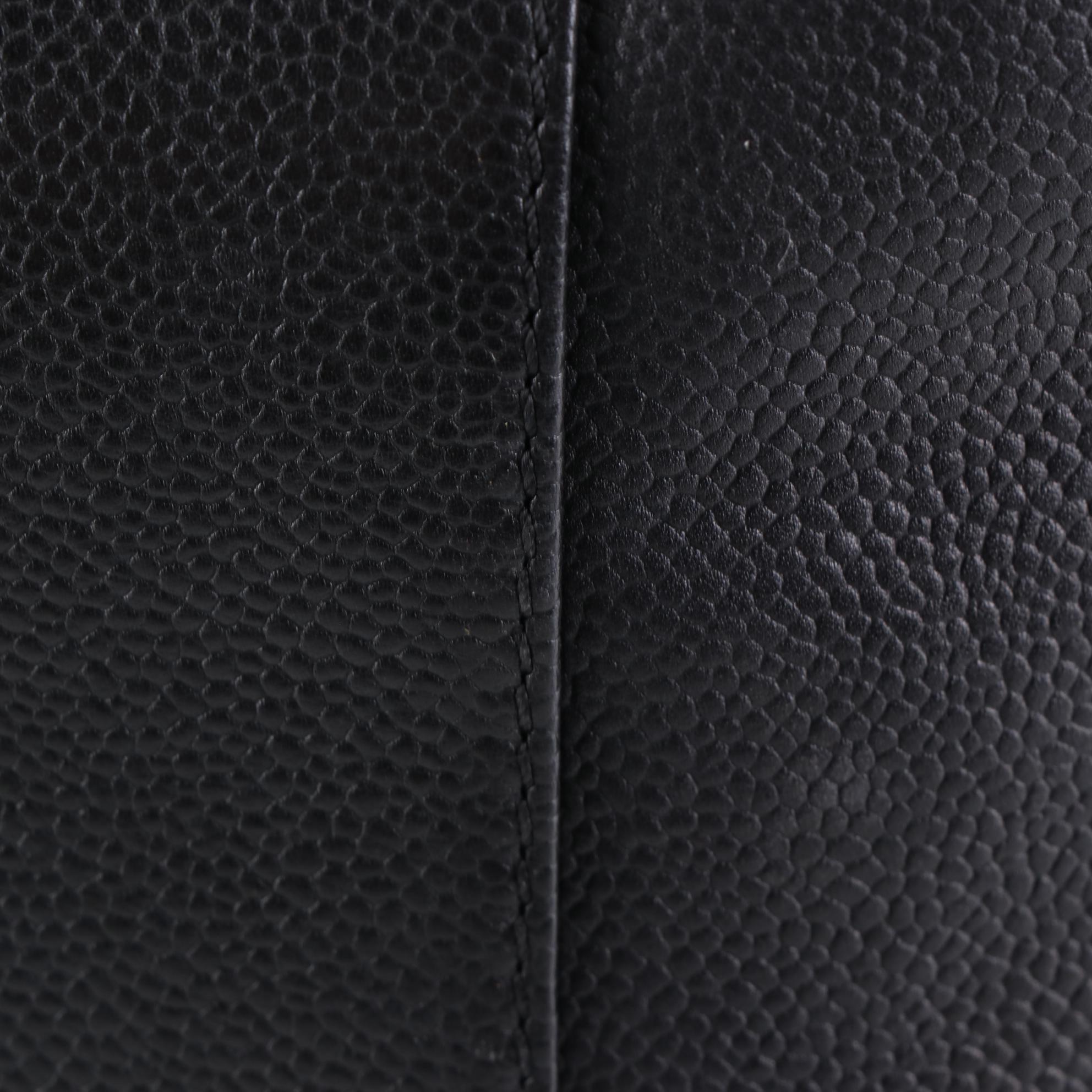 Chanel Grand Shopping Tote in Quilted Caviar Leather